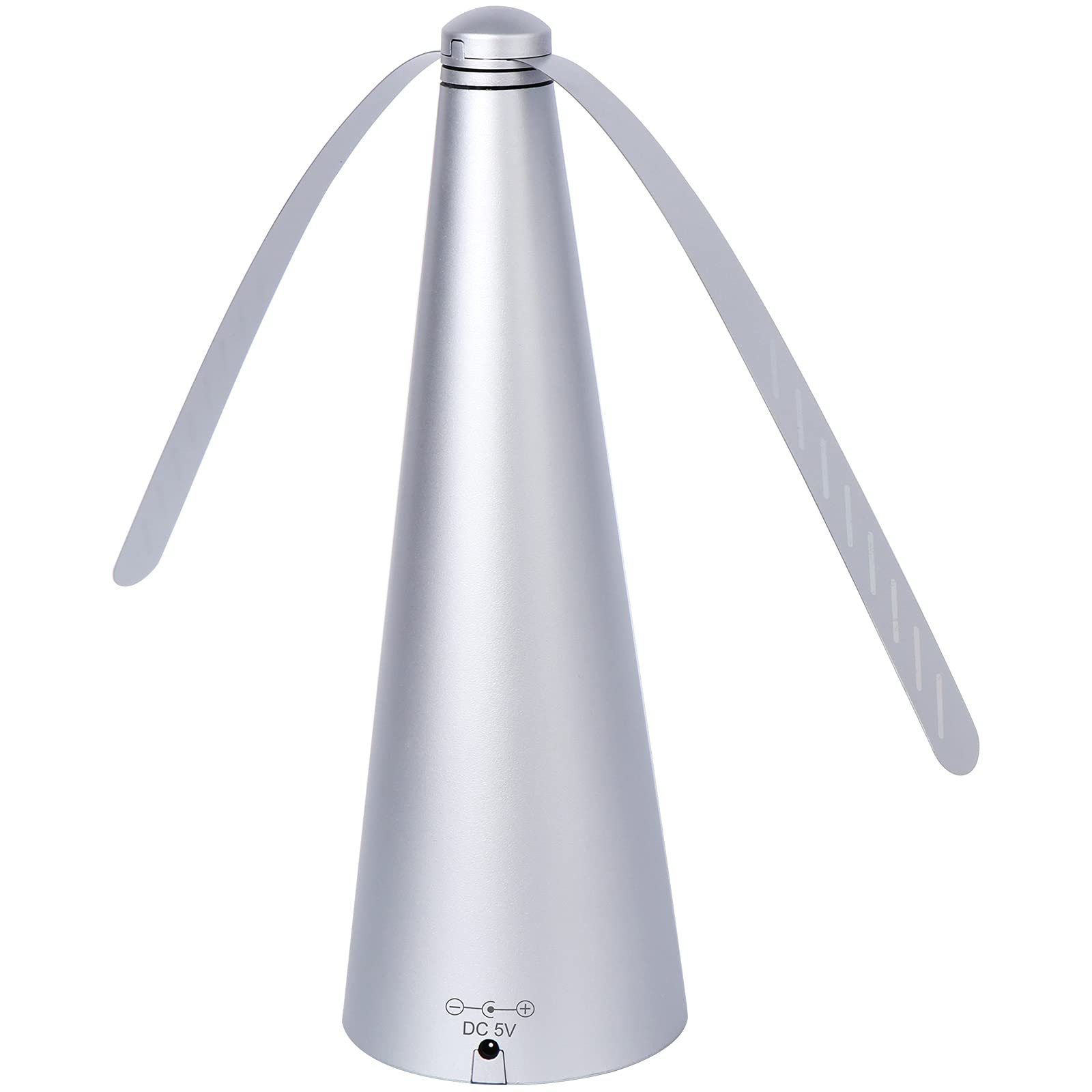 1 Pcs Silver Fly Fan for Outdoor Table Picnic - Food Cover for Indoor & Outdoor Meals, Parties, BBQ, Camping & Dining Protection