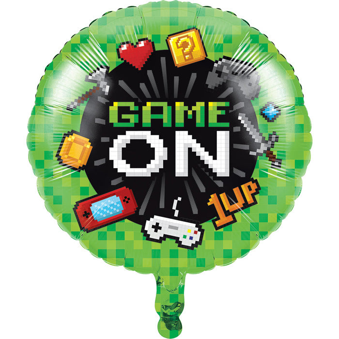 10 Pack Bulk Video Game Themed Mylar Balloons - Perfect for Birthday Parties, Baby Showers & Gaming Events Decorations