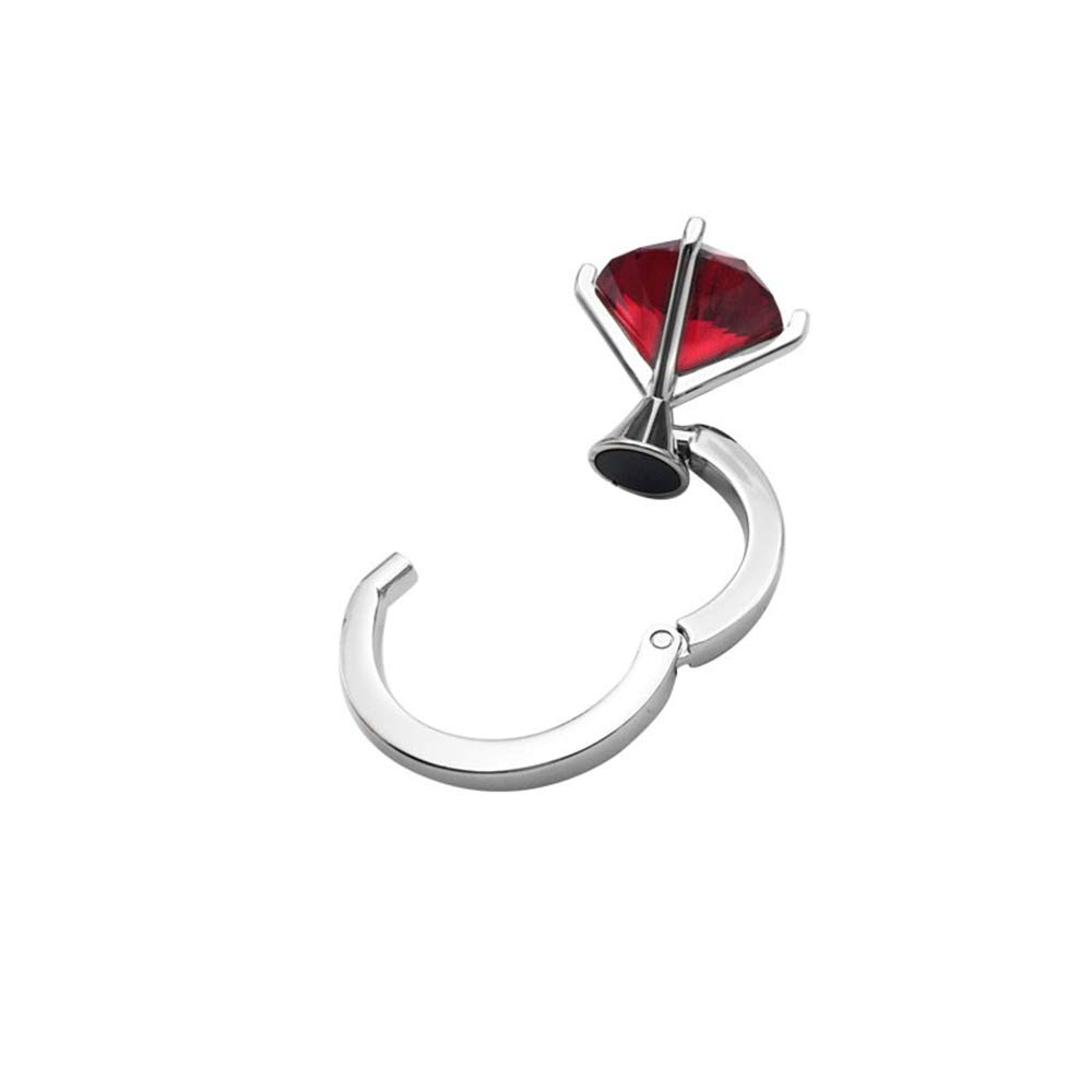Premium Purse Hook & Handbag Hanger - Foldable Diamond Ring Design for Table & Bag Storage | Perfect for Restaurants, Travel, and Shopping