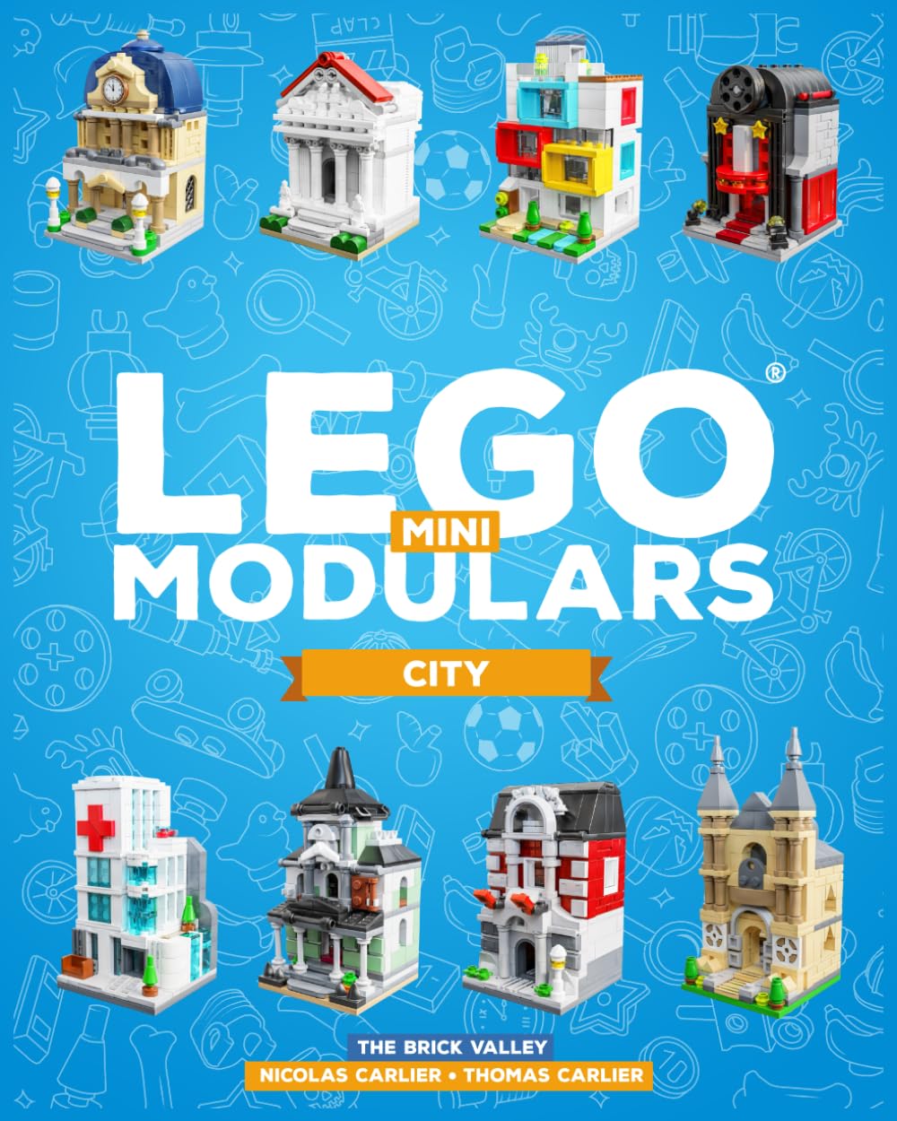 LEGO CITY Mini Modulars Book Volume 2 - Official LEGO Building Set for Collectors & Adults - Creative Construction Toy for Home Decoration & Office Display