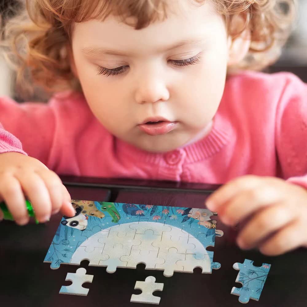 1000 Piece Wooden Jigsaw Puzzle for Adults - Ocean Dolphin Scenic Puzzle Game for Memory Exercise & Stress Relief - Family Activity & Decompression Gift - Perfect for Home Decor, Relaxation & Cognitive Training