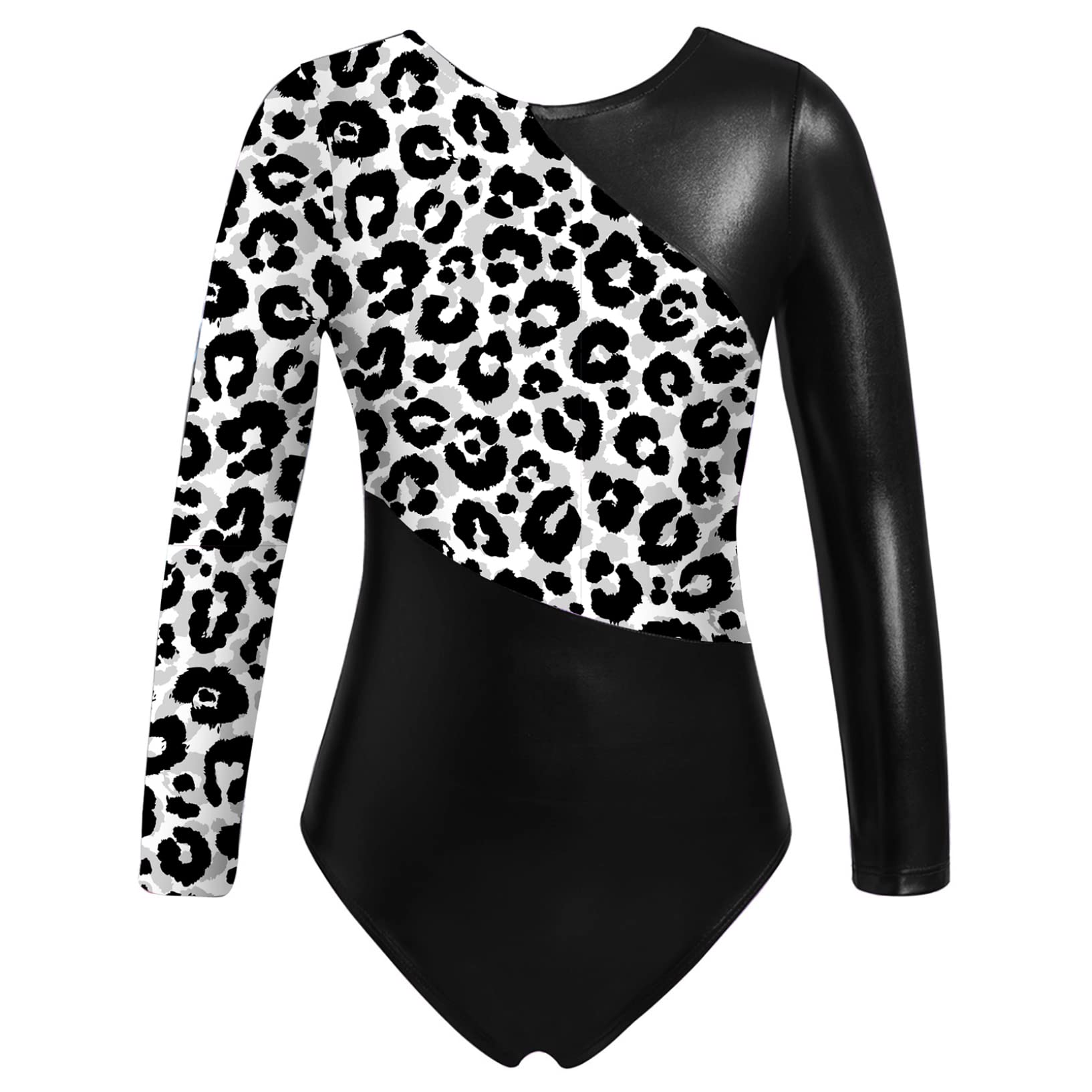 Doomiva Girls Gymnastics Leotard - Long Sleeve Ballet Dance Unitard One-Piece Jumpsuit for Kids | Perfect for Ballet Class, Gymnastics Practice & Dance Performances