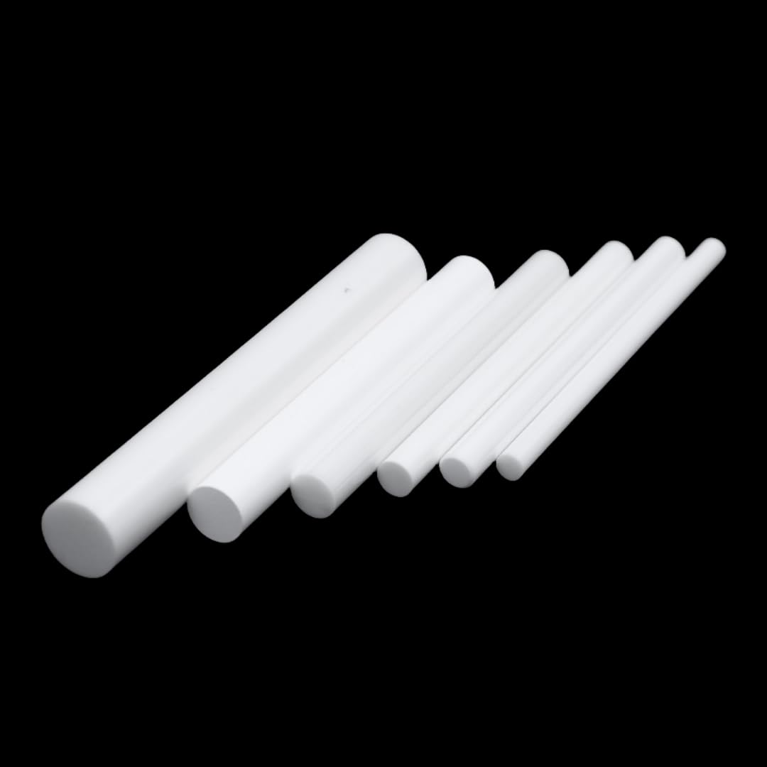 75mm Zirconia Ceramic Rod - 1~4mm Diameter Solid Ceramic Shaft Core - Precision Ceramic Needle Gauge (10 Pack, 1.0mm x 75mm) - Ideal for Jewelry Making, Laboratory Tools & Industrial Applications