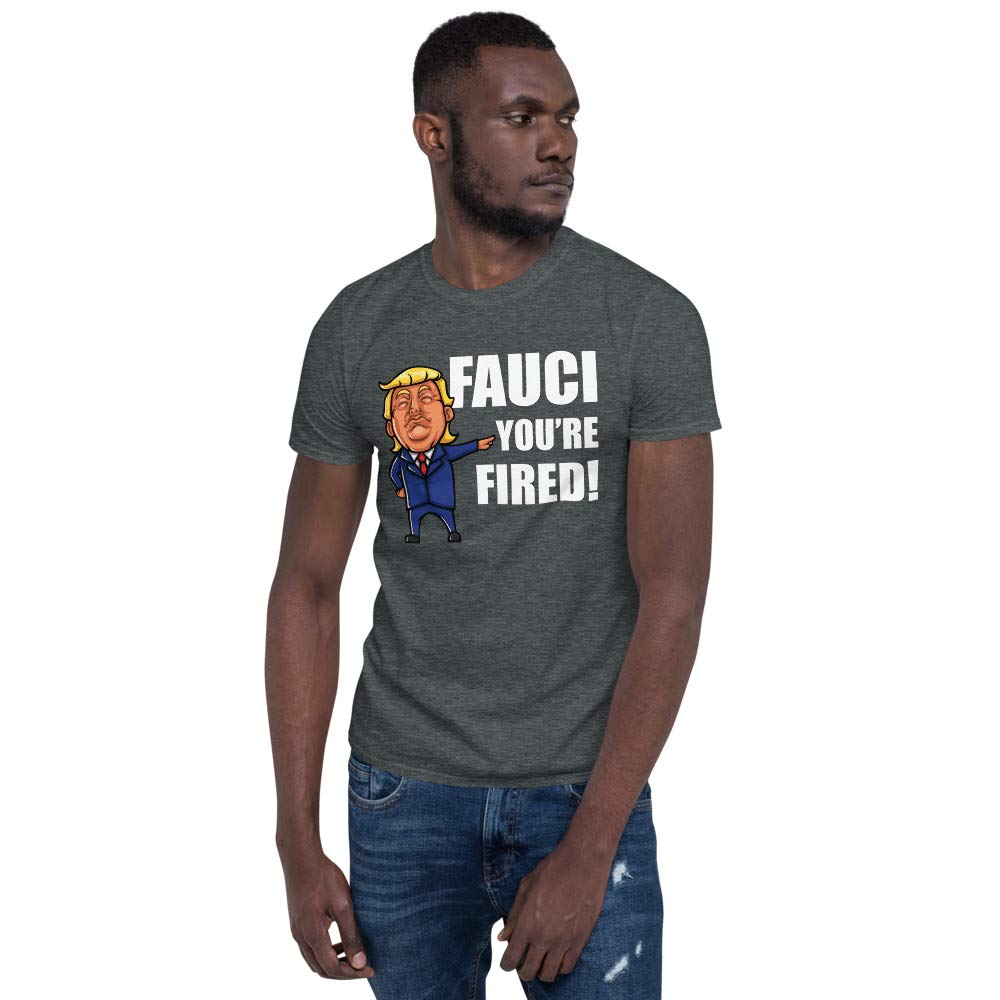 Fire Fauci Shirt, Social Distancing Quarantine Tee, Pro Trump 2020 Election T-Shirt - Political Rallies, Protests & Conservative Events