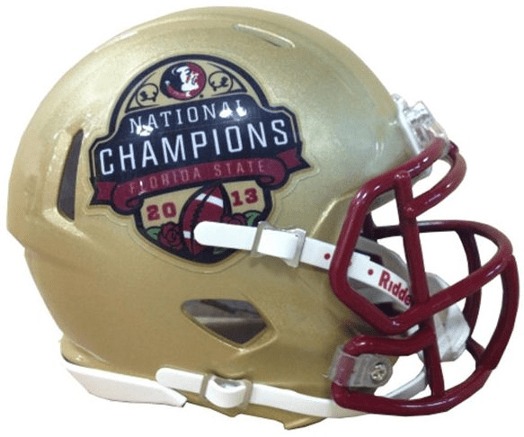 Florida Seminoles 2013 Championship Mini Speed Helmet - Collectible Football Memorabilia for Fans, Display & Home Decor