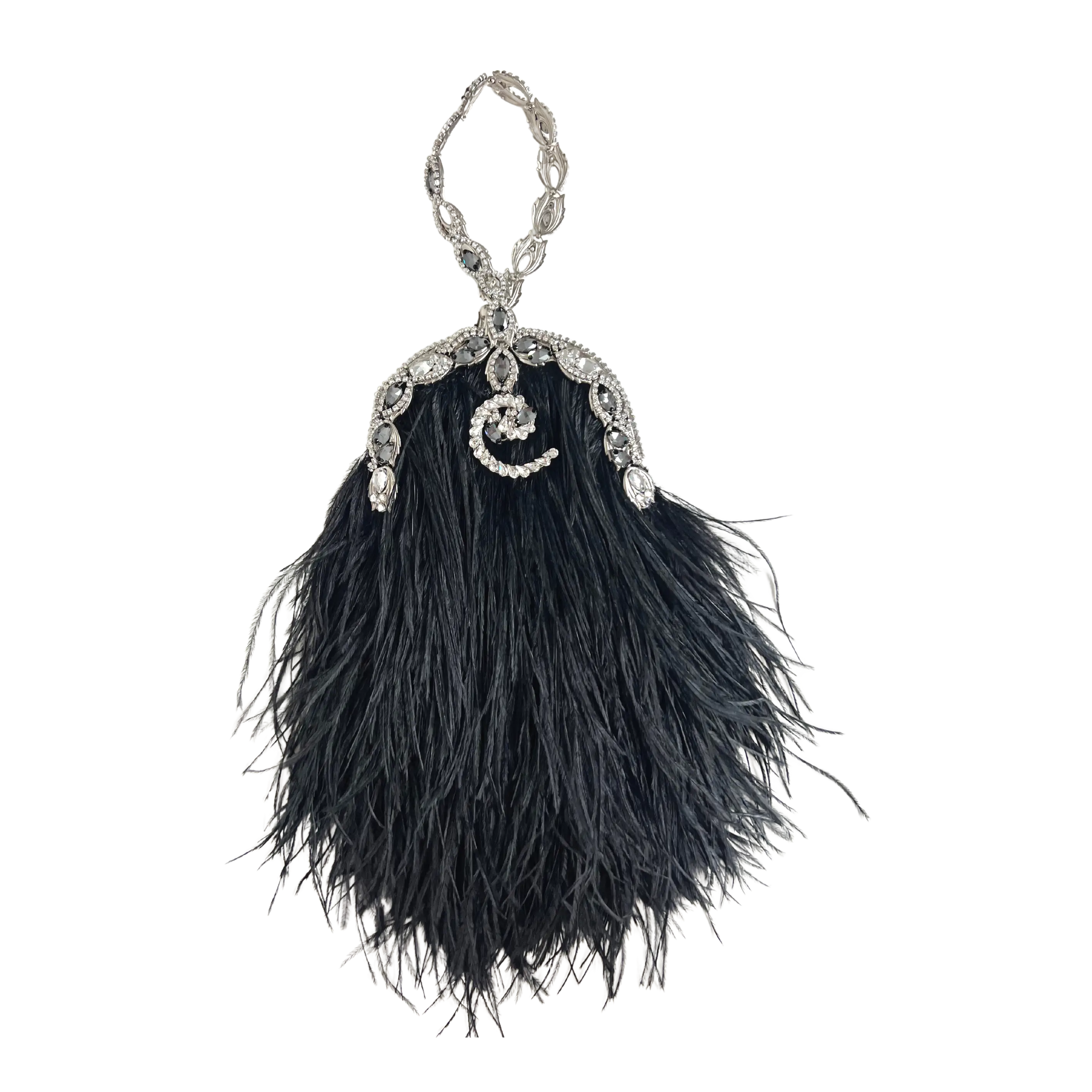 ERIKA Feather Crossbody Purse for Women - Stylish Handbag with Feather Accents for Evening Parties, Date Nights & Special Occasions