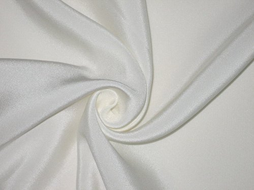 40 Momme Pure Silk Heavy Crepe Fabric by The Yard - Premium Dressmaking Material for Luxury Dresses, Scarves & Home Decor