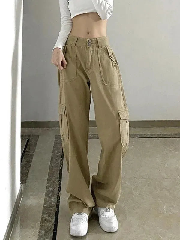 Loose Wide Leg Women's Pants - Comfortable High Waisted Flowy Trousers for Casual Wear & Office | Summer Fashion & Travel Outfits