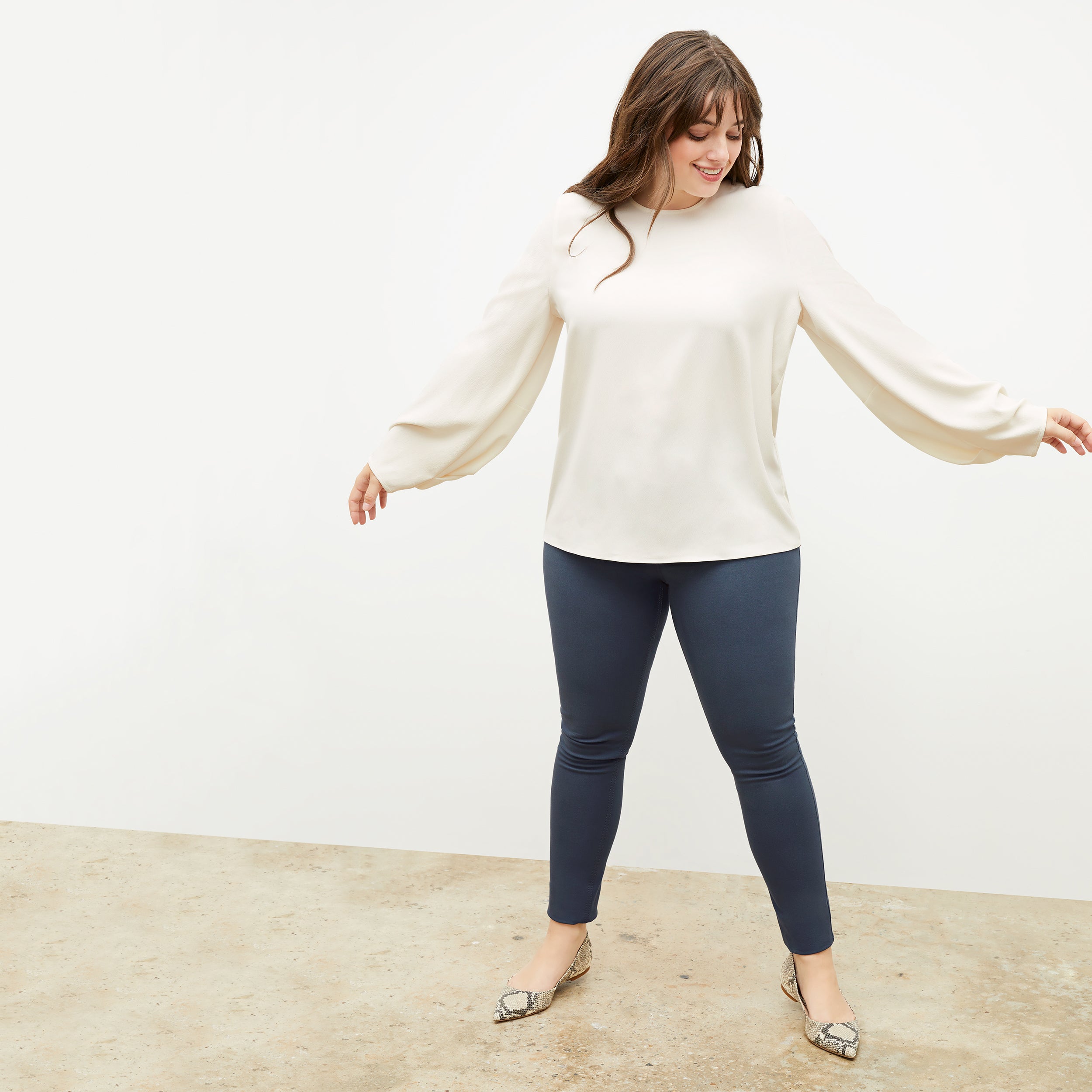 Sammataro Eco-Friendly Jeans - Better Than Denim in Dusty Indigo | Sustainable Fashion for Casual Wear & Everyday Outfits