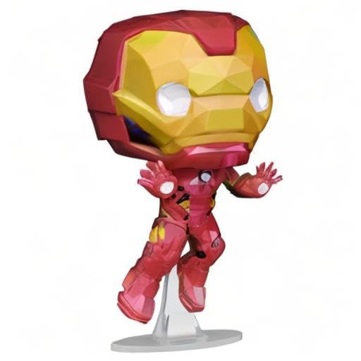 Funko Pop! Marvel Iron Man Collectible Figure - Faceted Shop Exclusive | Perfect for Marvel Fans, Gift Ideas & Display Collections