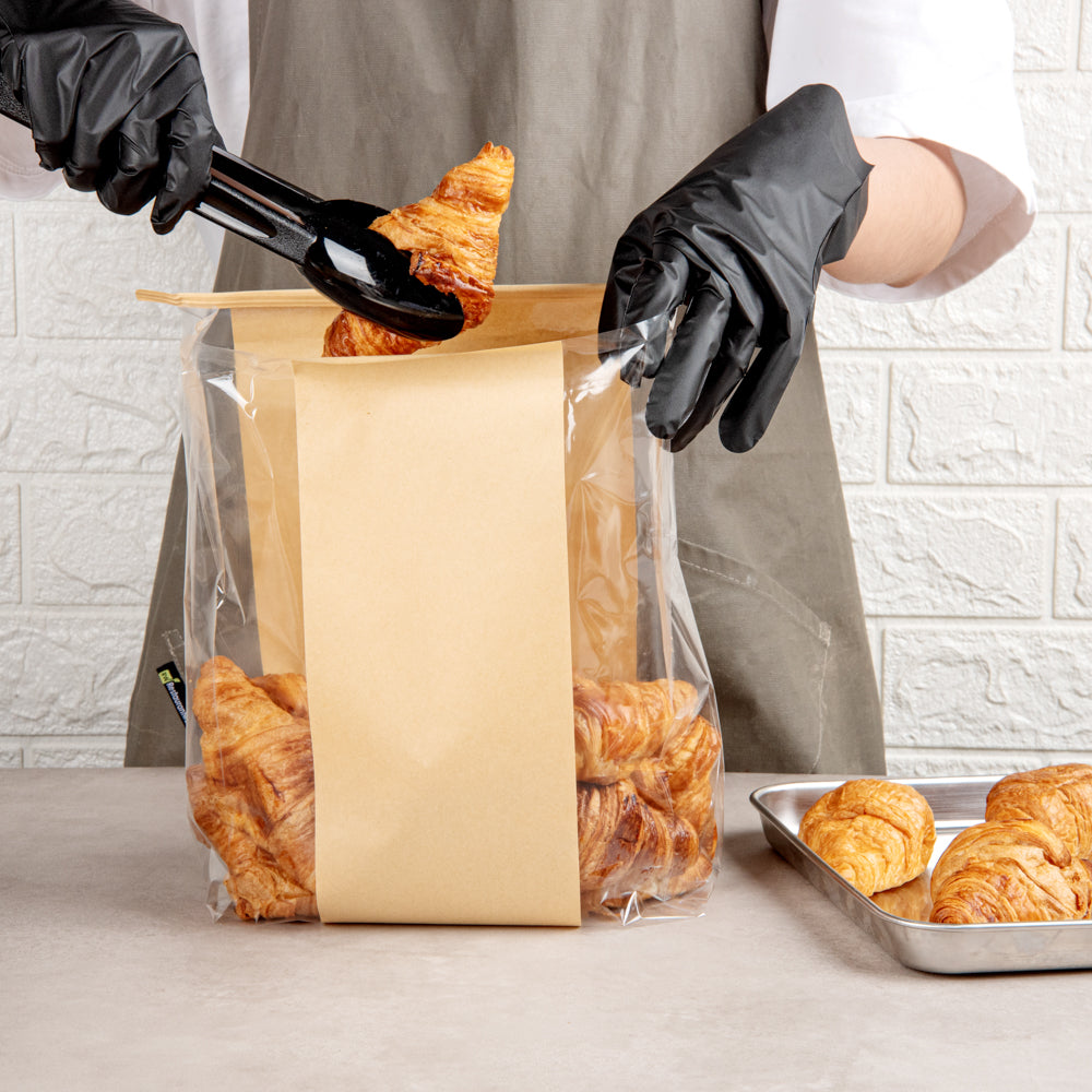 Kraft Paper Bakery Bags with Tin Tie Closure - 8.25
