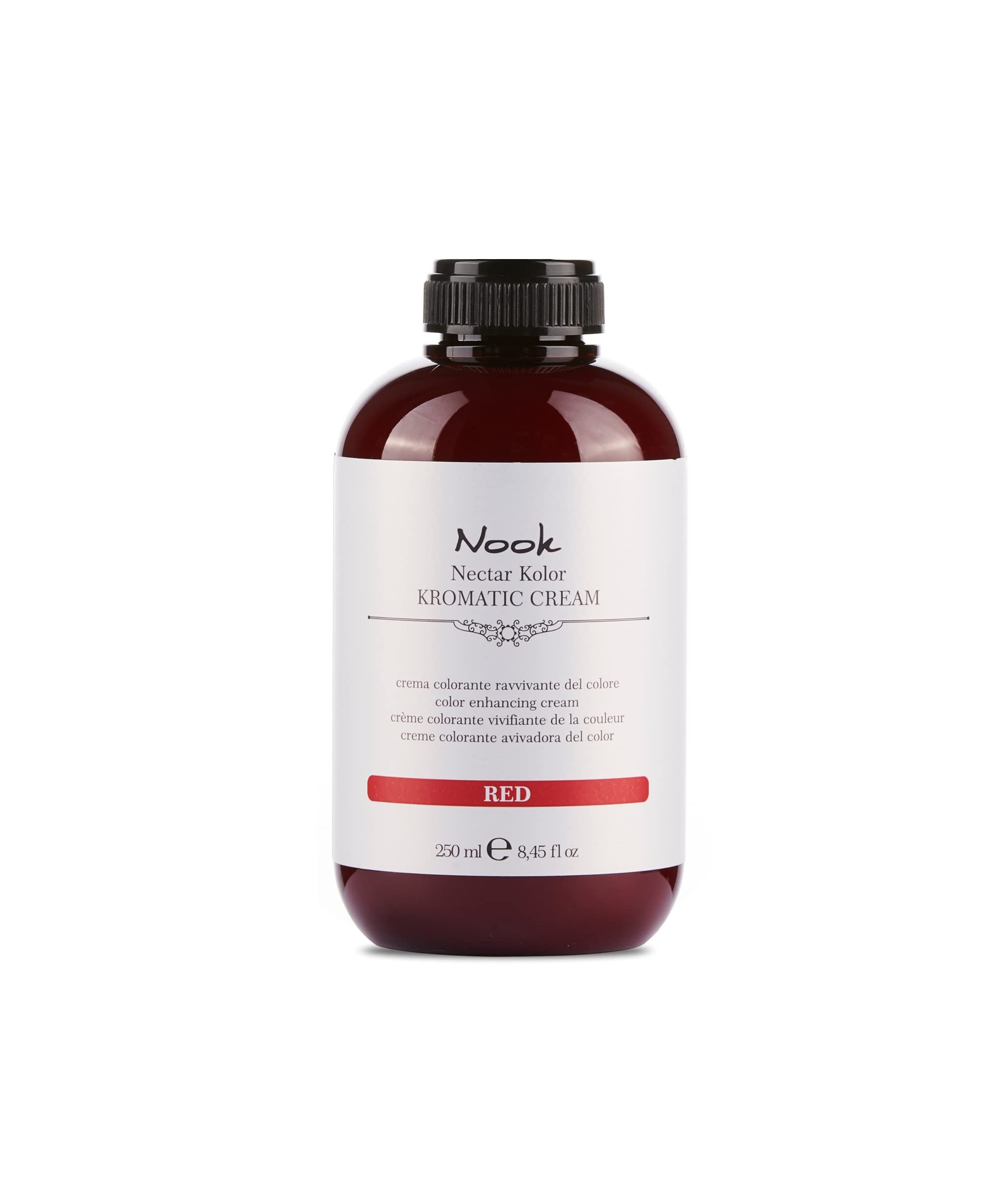 Maxima Nook Nectar Kolor Kromatic Cream - Color Enhancing Hair Treatment, 8.45 Oz (Kromatic Red) | Vibrant Hair Color Booster for Brunettes & Redheads - Perfect for Daily Styling & Salon-Quality Results at Home
