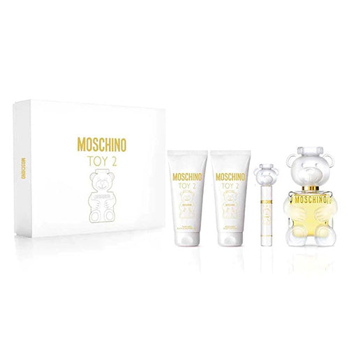 Moschino Toy 2 4-Piece Perfume Gift Set for Women - Eau de Parfum Spray, Body Lotion & More - Perfect for Birthdays, Anniversaries & Special Occasions