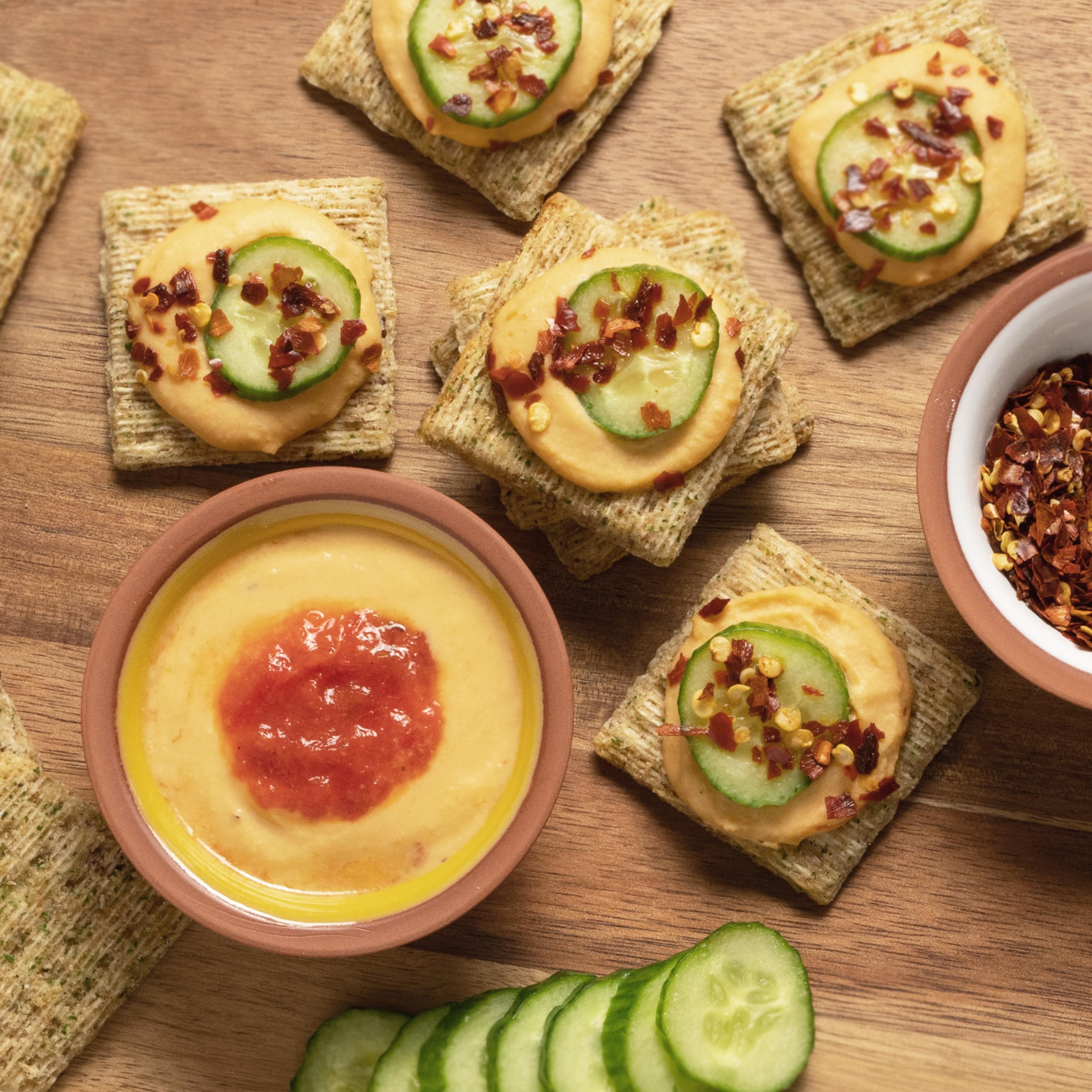 Triscuit Avocado, Cilantro & Lime Whole Grain Wheat Crackers - Healthy Lunch Snacks, Bulk Pack of 6 (8.5 oz Boxes) - Perfect for Office, School & On-the-Go Snacking