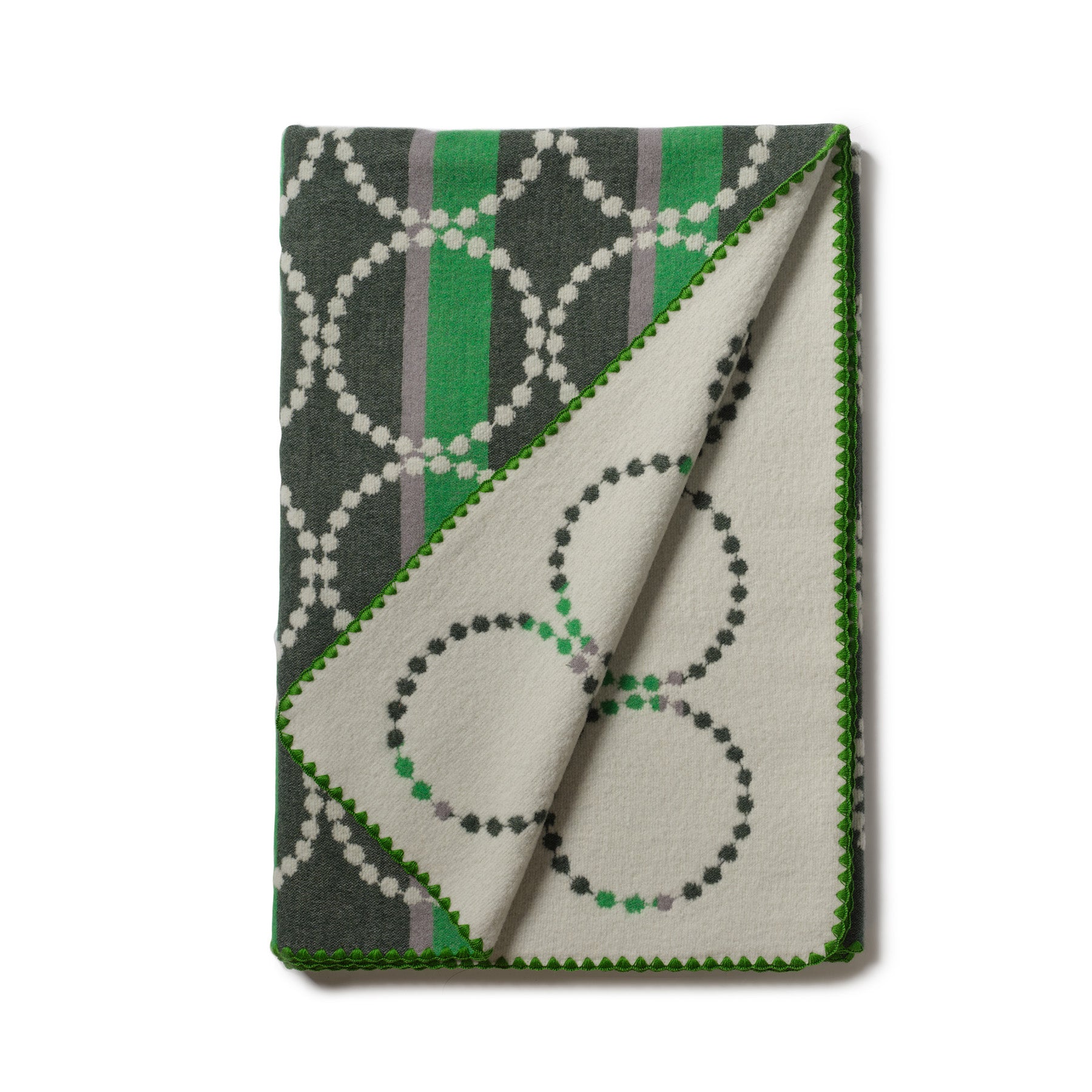 Green Tambourine Blanket - Soft & Cozy Musical Blanket for Kids, Adults - Perfect for Music Lovers, Home Decor, Gifts & Outdoor Picnics