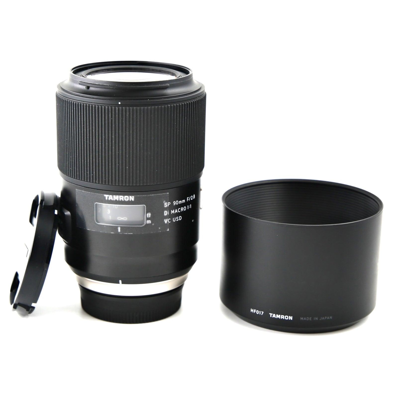 Refurbished Tamron SP 90mm f/2.8 Di Macro 1:1 VC USD Lens for Nikon - Perfect for Portrait, Product & Macro Photography