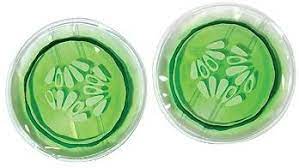 Cooling Cucumber Gel Eye Mask for Puffy Eyes & Dark Circles - Soothing Relief for Tired Eyes, Perfect for Travel, Work & Relaxation