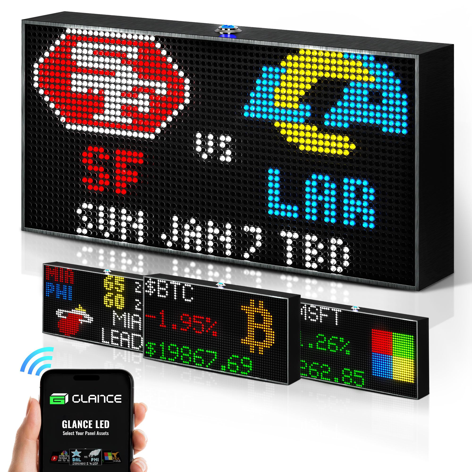Customizable LED Display Ticker - 8
