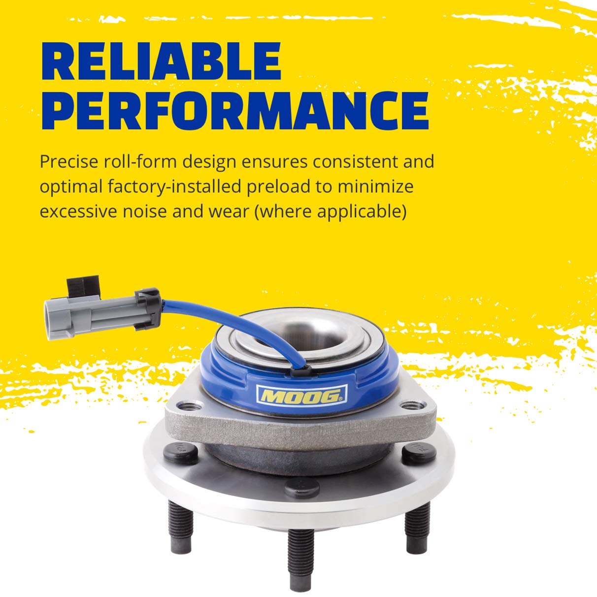 MOOG 512302 Wheel Bearing and Hub Assembly - Compatible with Jeep Grand Cherokee 2011-2020 - Durable Replacement for Smooth & Quiet Ride - Perfect for Off-Roading & Daily Commuting