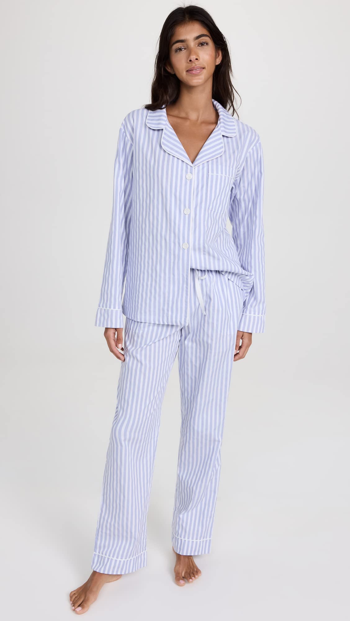 BedHead Pajamas for Women - Classic Striped Cotton Sleepwear Set with Comfortable Pants & Top | Perfect for Lounging, Sleepovers & Cozy Nights at Home