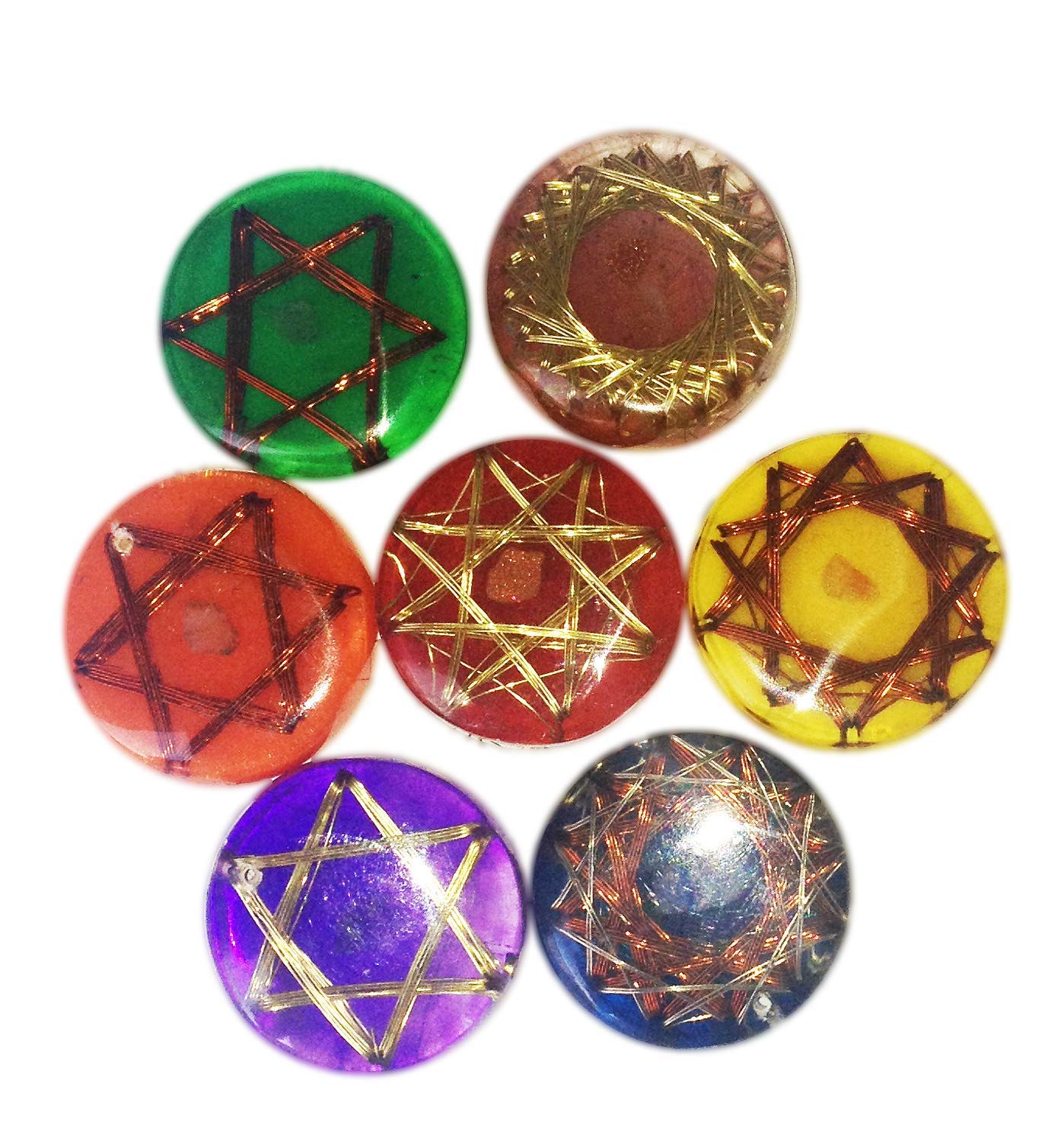7 Chakras Nano Healing Stones for Meditation & Relaxation