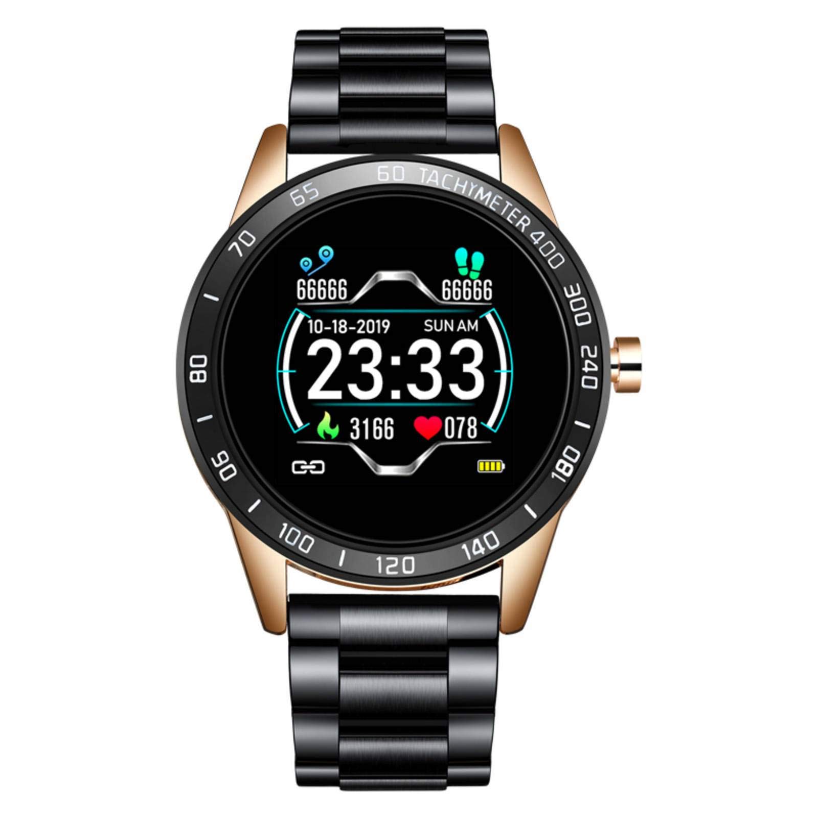 NC Smart Watch for Men - Heart Rate Monitor, Blood Pressure Tracker, Multi-Function Fitness Tracker with Waterproof Design - Perfect for Running, Gym Workouts & Daily Activity Tracking