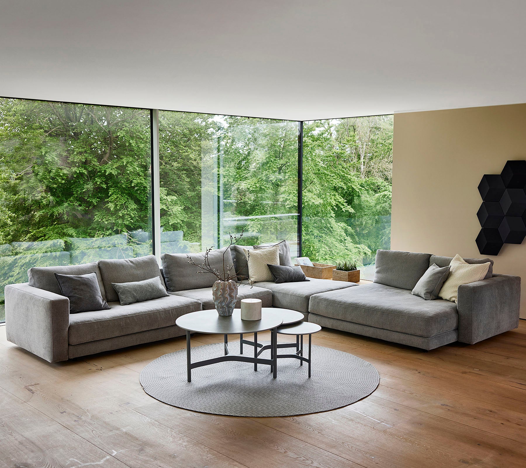 Modular 2-Seater Sofa - Modern & Space-Saving Sectional Couch for Small Living Rooms, Apartments, and Home Offices