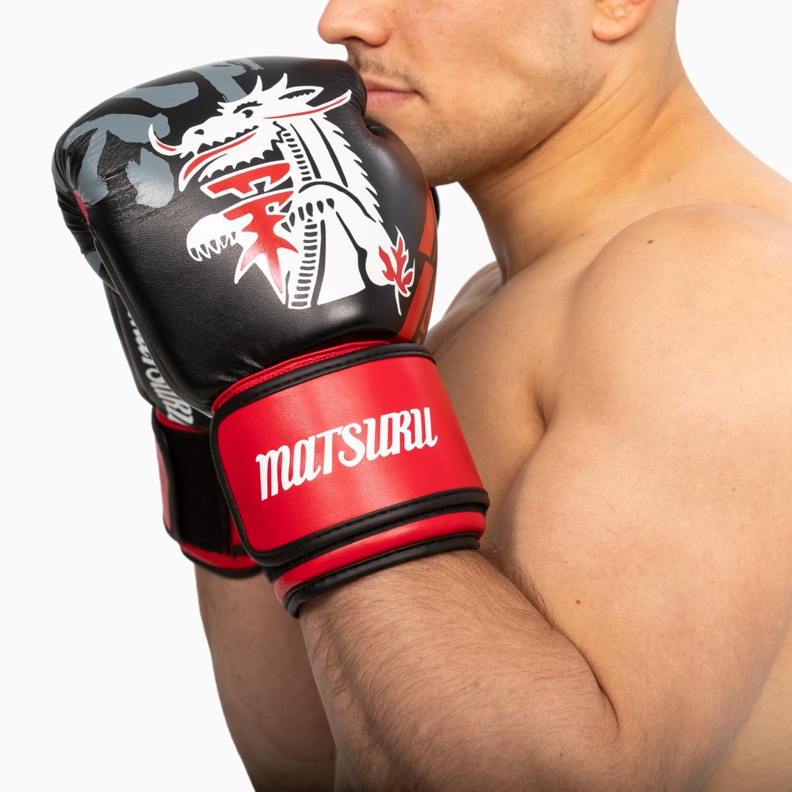 Matsuru Professional Boxing Gloves for Men & Women - Premium Training, Sparring, and Heavy Bag Workouts - Ideal for MMA, Kickboxing, and Fitness Training