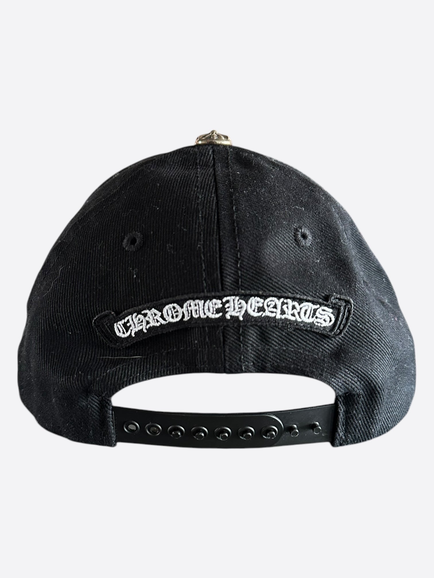 Chrome Hearts Black & White Horseshoe Logo Baseball Cap - Stylish Fashion Hat for Men & Women, Perfect for Streetwear, Casual Outfits & Outdoor Activities
