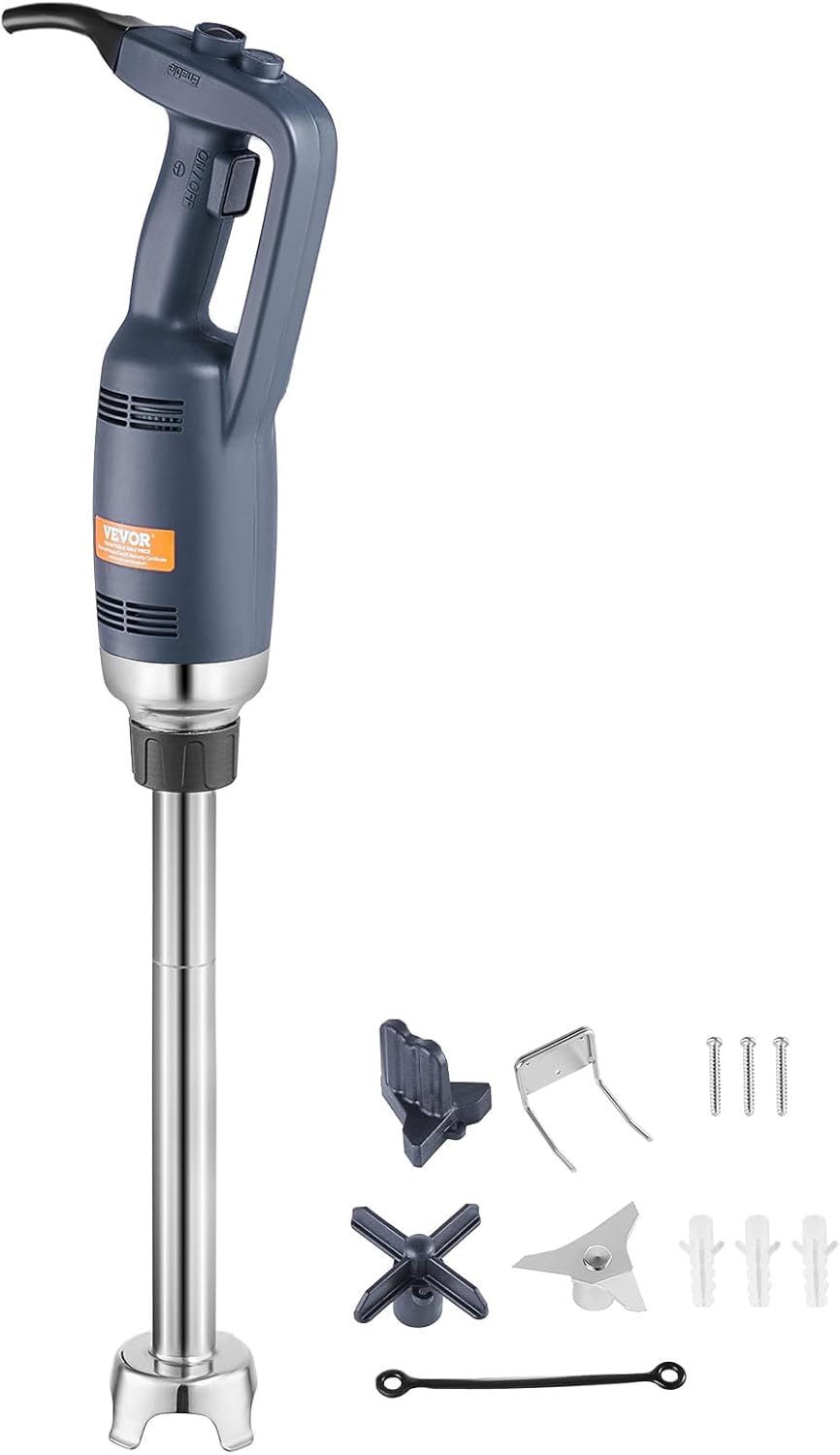 VEVOR 350W Commercial Immersion Blender - Heavy Duty Hand Mixer with 19.7