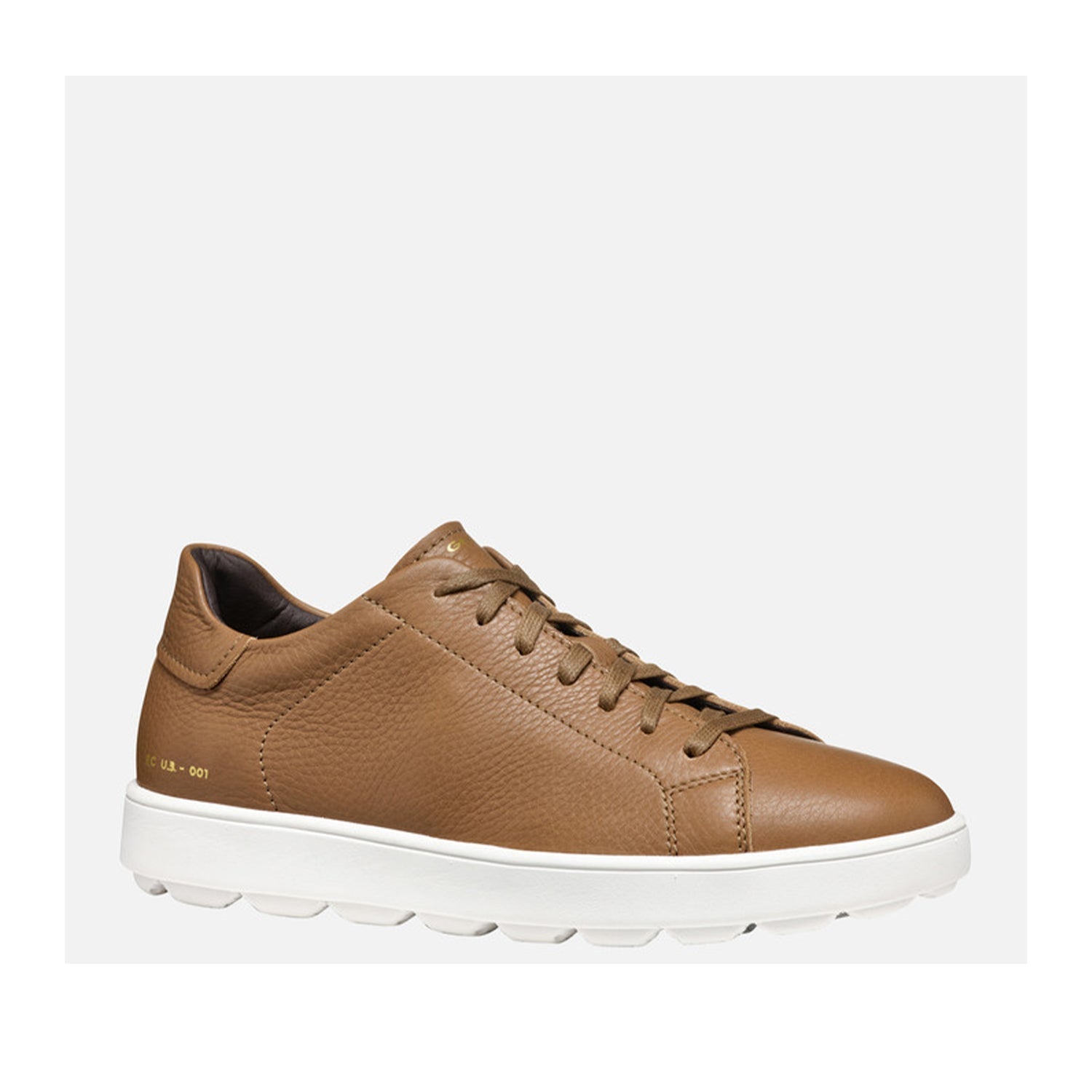 Geox Men's Spherica Ecub 1 Sneakers in Toffee Brown | Breathable Walking Shoes for Men | Perfect for Casual Wear, Office & Travel