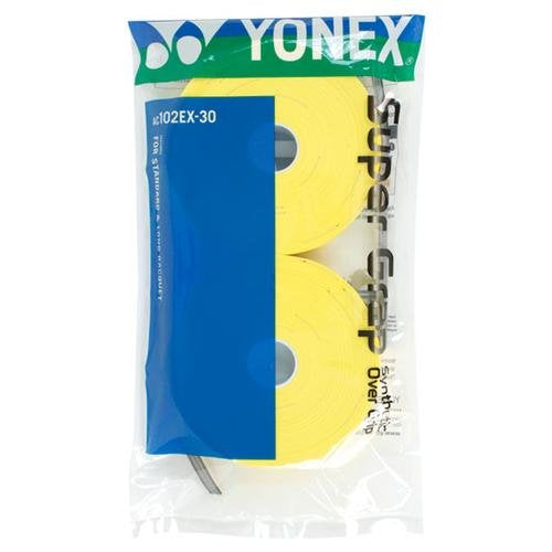 Yonex AC102EX 30 Super Grap Overgrip - 30 Wraps | Premium Tennis & Badminton Grip Tape for Enhanced Sweat Absorption & Control | Perfect for Sports, Racquetball & Squash Players