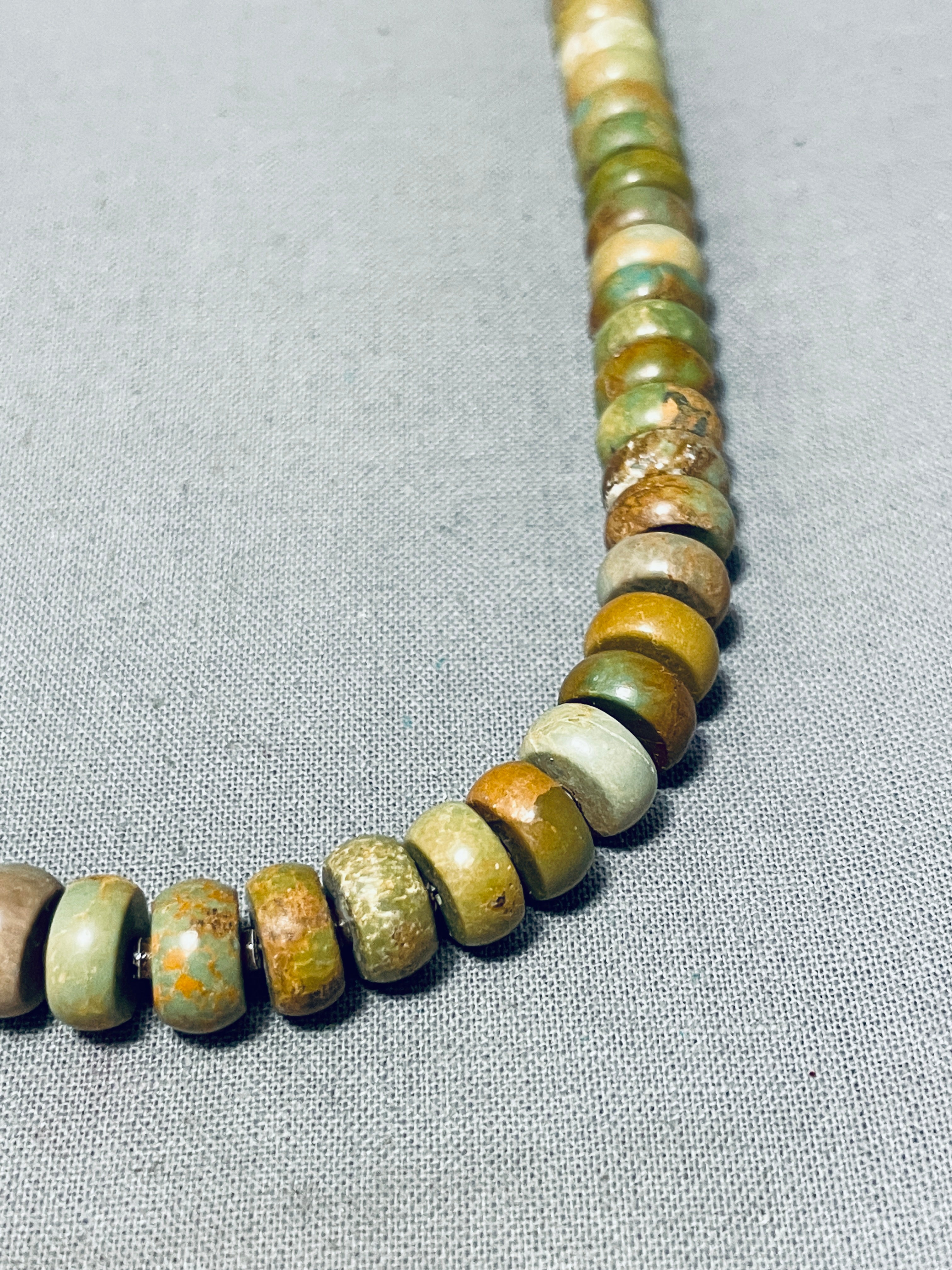 Vintage Santo Domingo Royston Turquoise Coral Sterling Silver Necklace - Handmade Native American Jewelry for Women, Boho Chic Accessories, Perfect for Gifts & Special Occasions