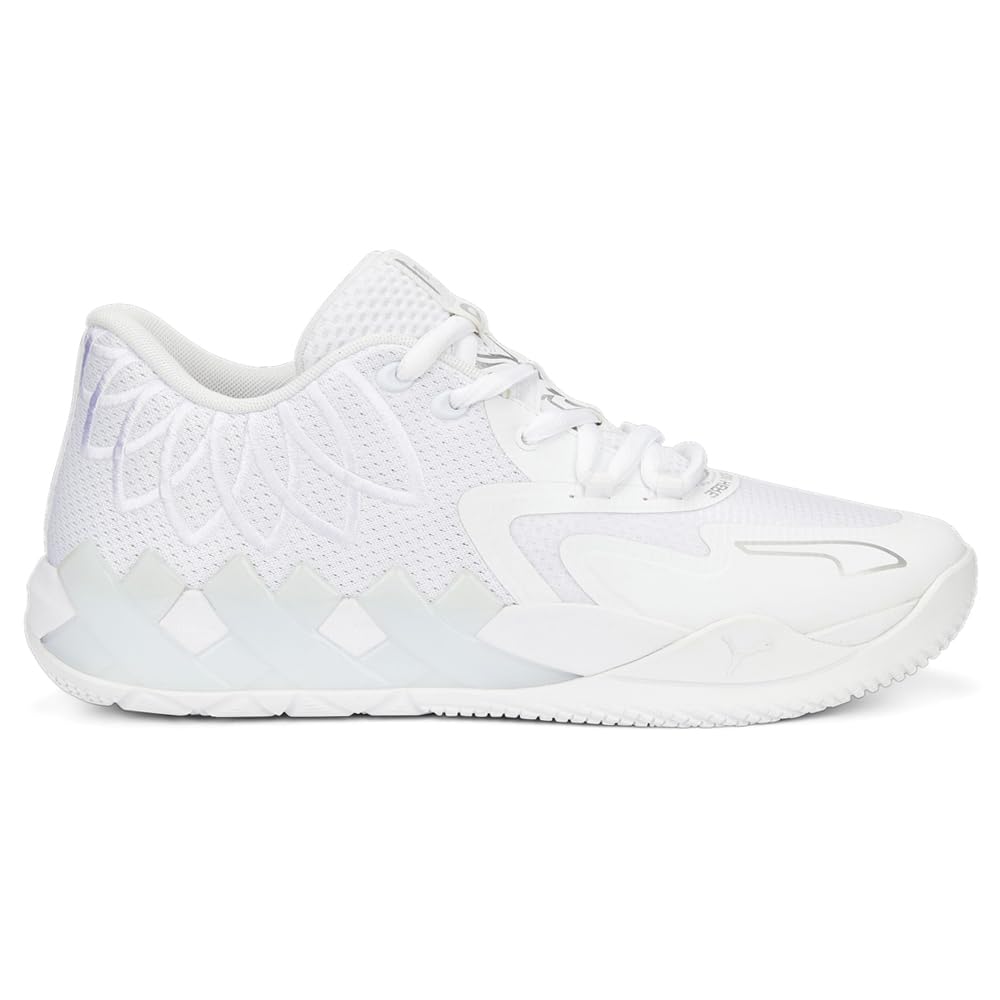 PUMA Women's MB.01 Low Basketball Shoes - White | Lightweight & Breathable for Court Performance & Casual Wear