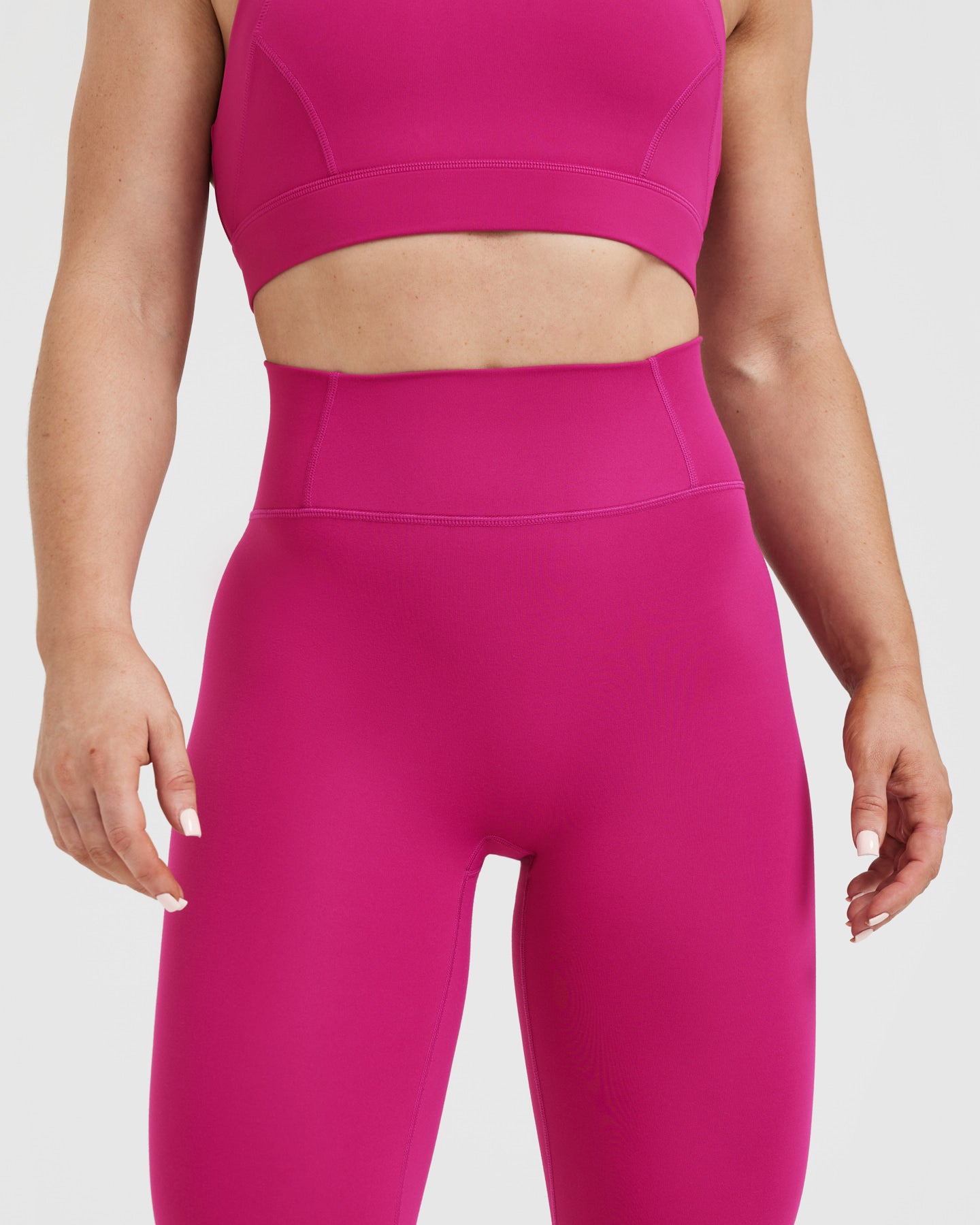 Timeless High-Waisted Leggings for Women - Soft & Stretchy Fuchsia Yoga Pants | Perfect for Workouts, Running, Lounge & Everyday Wear