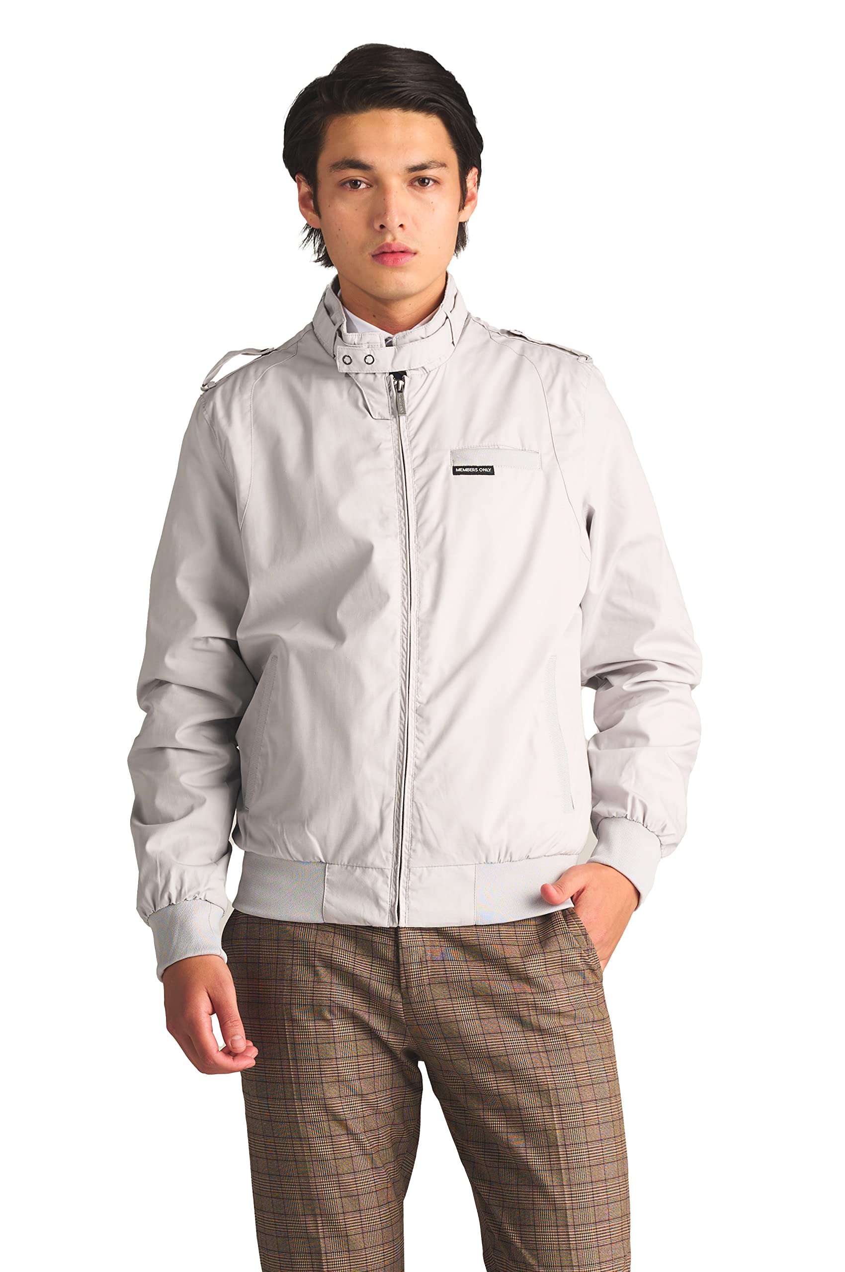 Members Only Classic Iconic Racer Lightweight Bomber Jackets Unisex - Perfect for Casual Outings & Street Style
