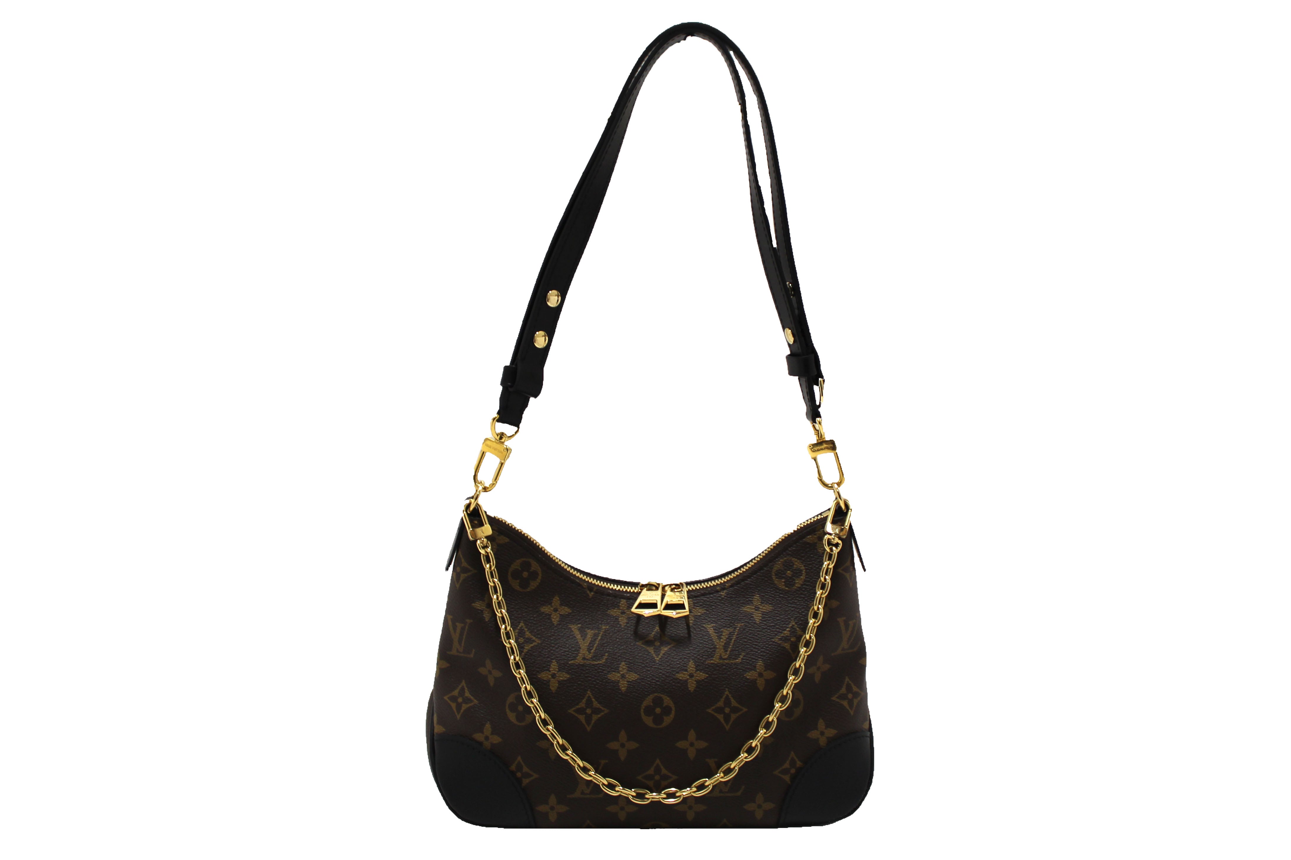 Authentic Louis Vuitton Monogram Boulogne Shoulder Bag Crossbody Purse - Luxury Handbag for Women, Perfect for Work, Travel & Evening Out
