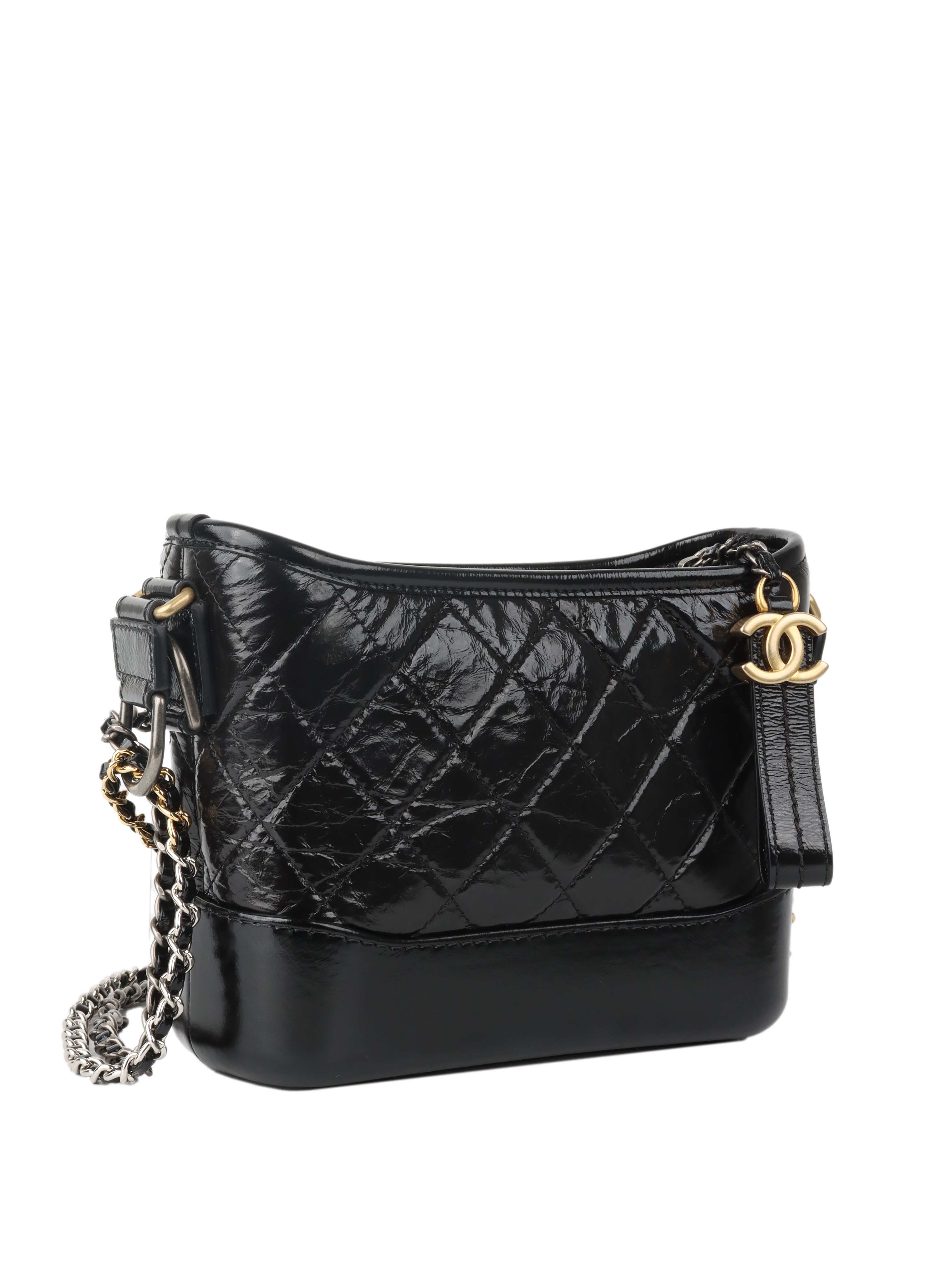 Chanel Black Small Gabrielle Bag with Gold Hardware - Luxury Crossbody Shoulder Bag for Women, Perfect for Date Night, Parties & Everyday Elegance