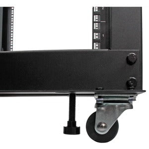 8U 19-Inch Open Frame Server Rack - Adjustable Depth (22-40in) 4-Post Network Rack for Dell PowerEdge, HP ProLiant & ThinkServer - Compact Mobile Free-Standing Computer Equipment Rack for Data Centers & Server Rooms (4POSTRACK8U)