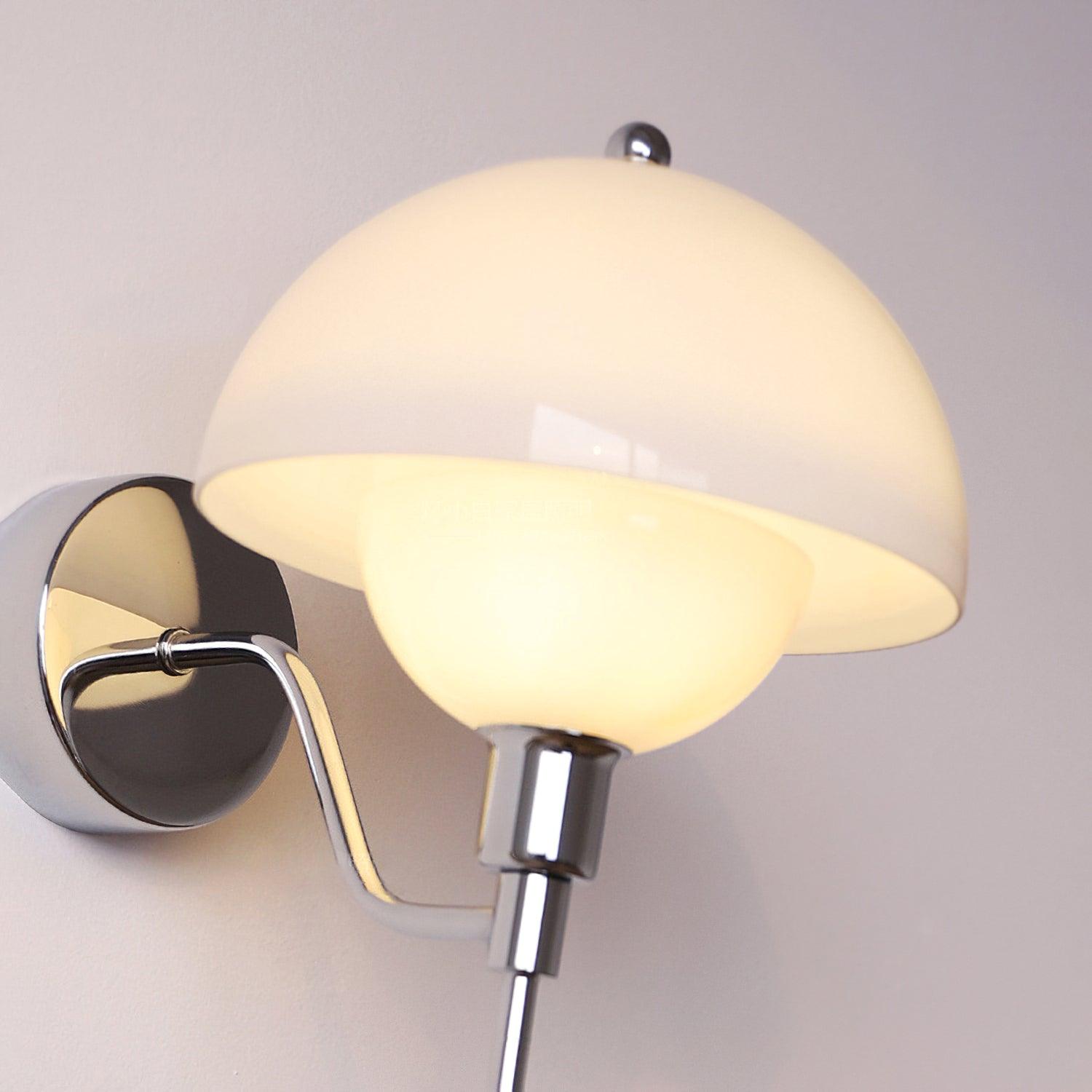 Bidle Modern Wall Light - Sleek LED Sconce for Bedroom, Living Room & Hallway - Energy Efficient Indoor Lighting Fixture (Black/White) - Perfect for Home Decor & Ambient Lighting