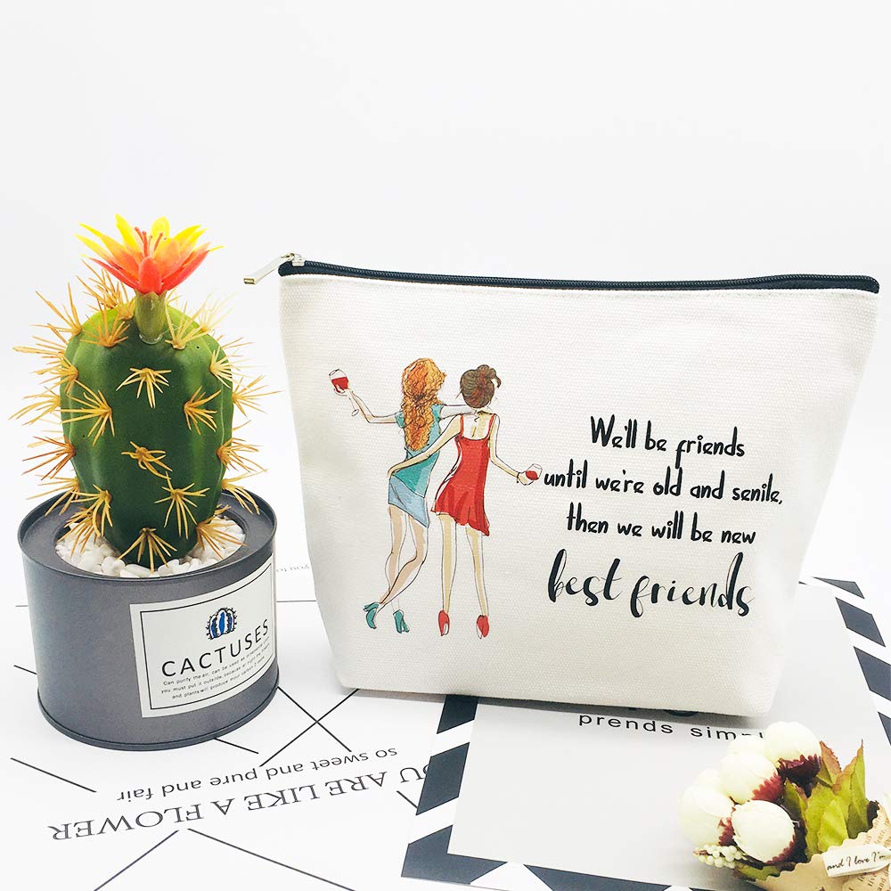 Personalized Makeup Bag for Women - Custom Cosmetic Pouch Gift for Birthday, Christmas, Anniversary | Great for Travel, Gym & Everyday Use