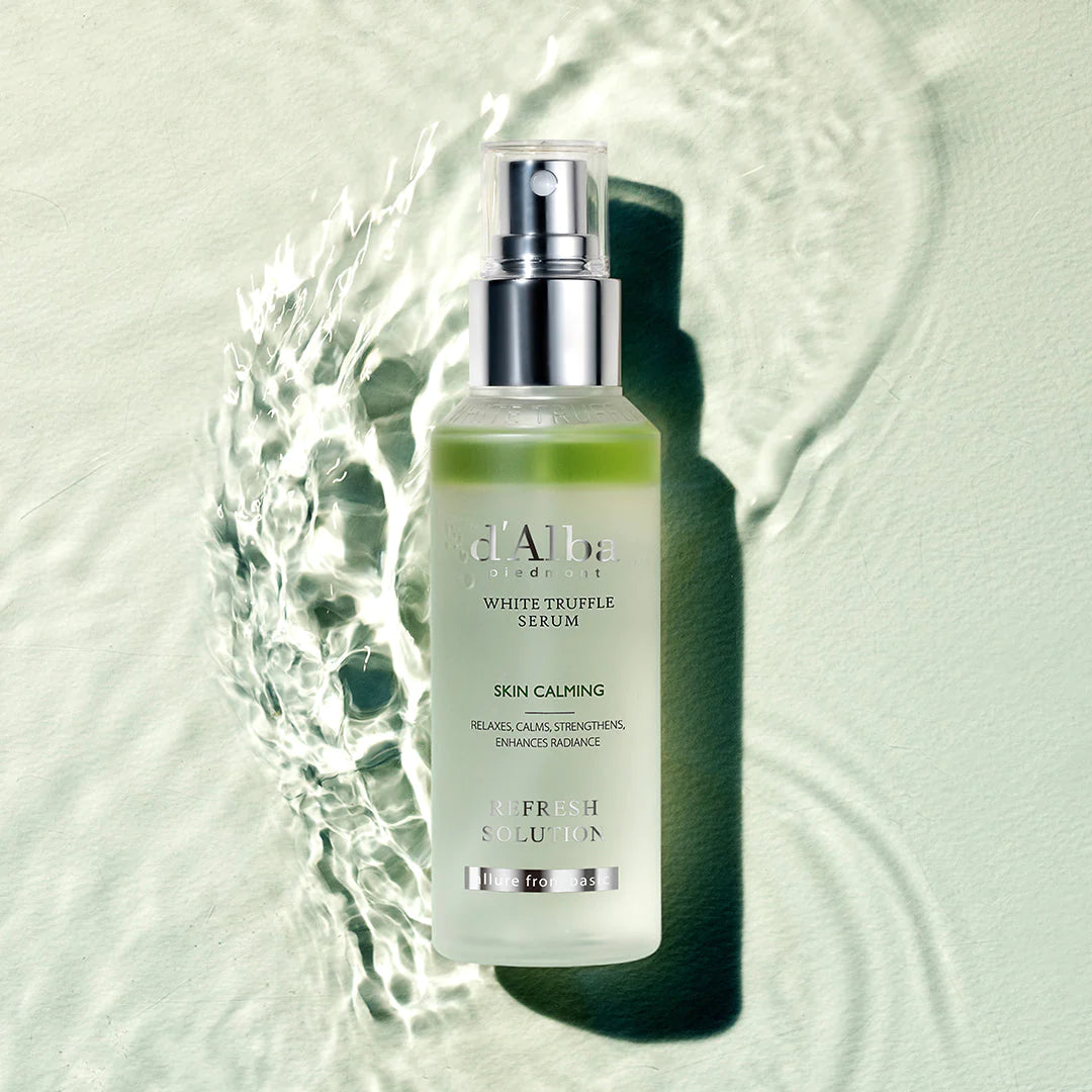 d'Alba White Truffle Purifying & Calming Facial Serum 150ml - Korean Skincare for Acne-Prone & Sensitive Skin - Day & Night Hydration