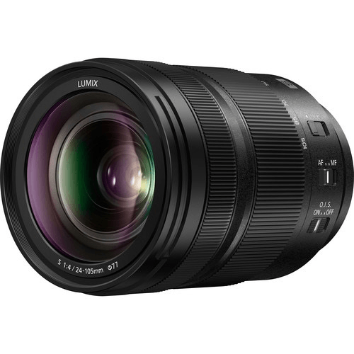 Panasonic Lumix S 24-105mm f/4 Macro OIS Lens - Full Frame Mirrorless Camera Lens with Optical Image Stabilization for Portrait, Travel & Low Light Photography