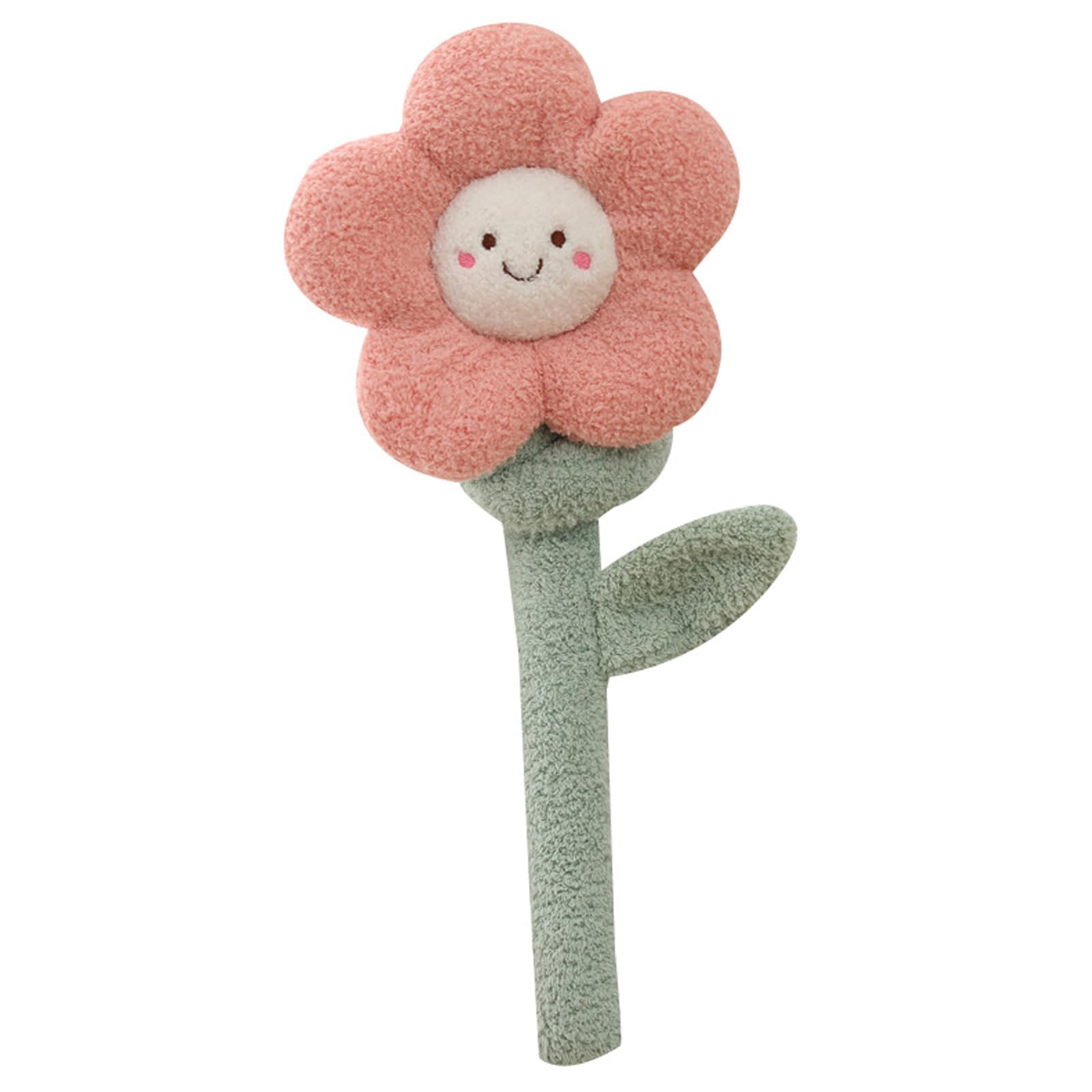 Floral Curtain Tiebacks - 2 Pack Cute Flower Buckle Window Curtain Holdbacks in Pink & White - Perfect for Living Room, Bedroom & Home Decor