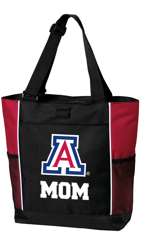 Arizona Wildcats Mom Tote Bag - University of Arizona Gifts, Red College Tote for Women, Durable Canvas Beach Bag for Travel, Shopping & School