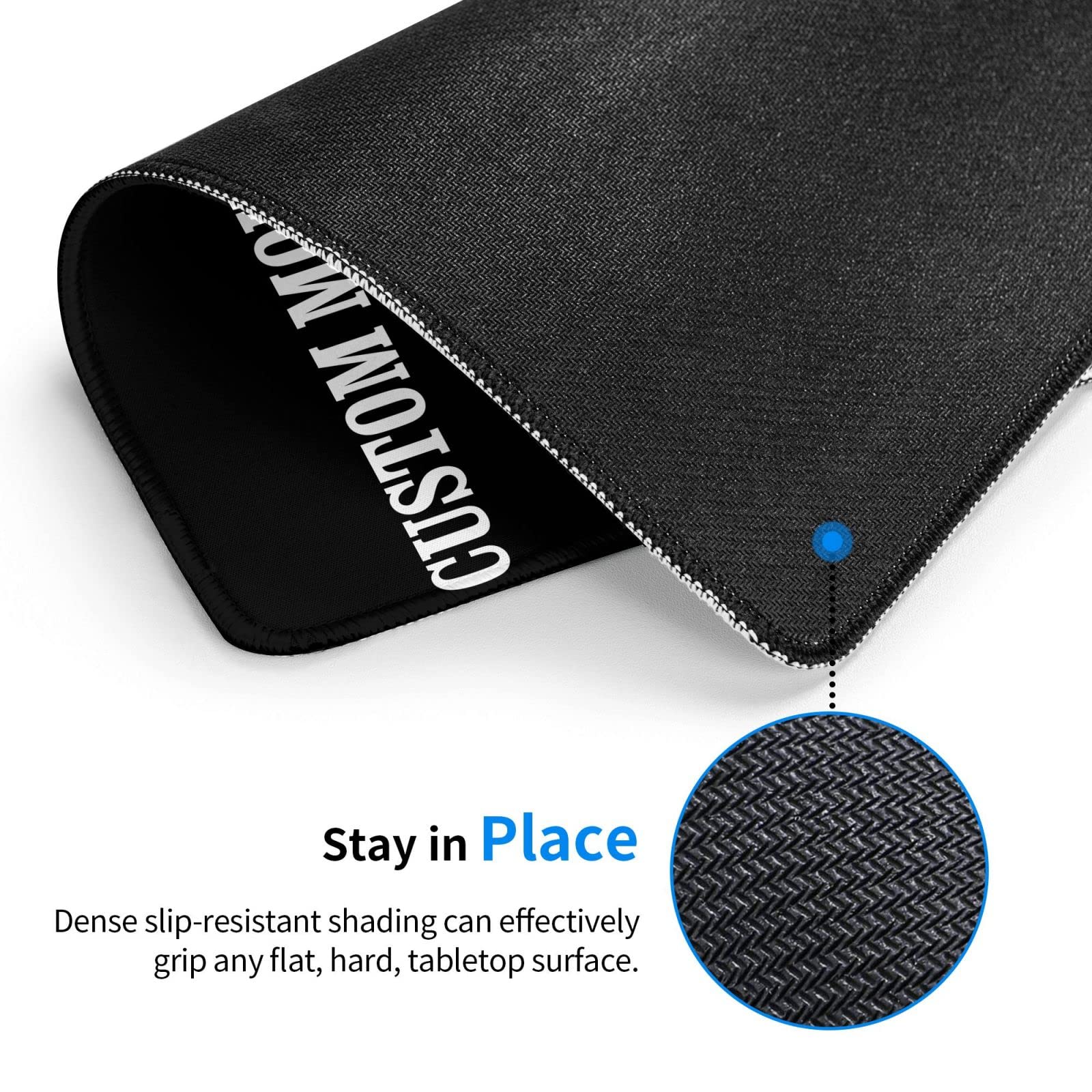 Custom Photo Mouse Pad - Personalized with Text, Logo & Art - 7.9