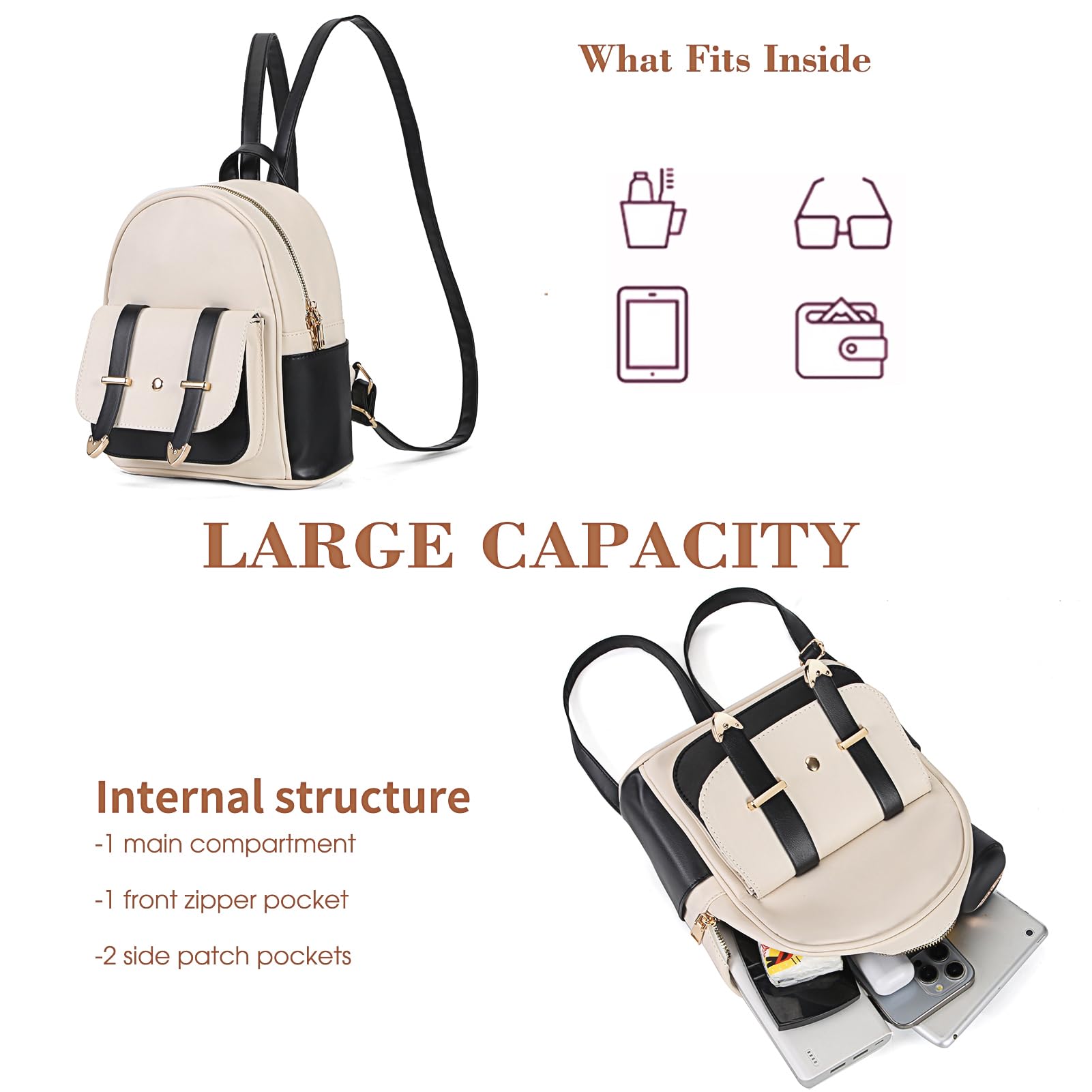 Mini Backpack Purse for Women & Girls - Cute Small Fashion Backpack for Teens | Perfect for School, Travel & Everyday Use