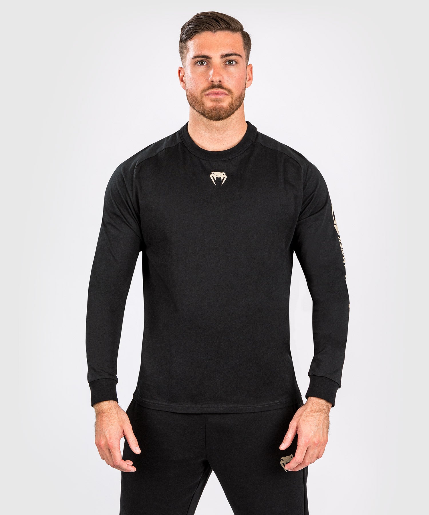 Venum UFC Adrenaline Fight Week Men's Long Sleeve T-Shirt - Black | MMA Training & Casual Wear