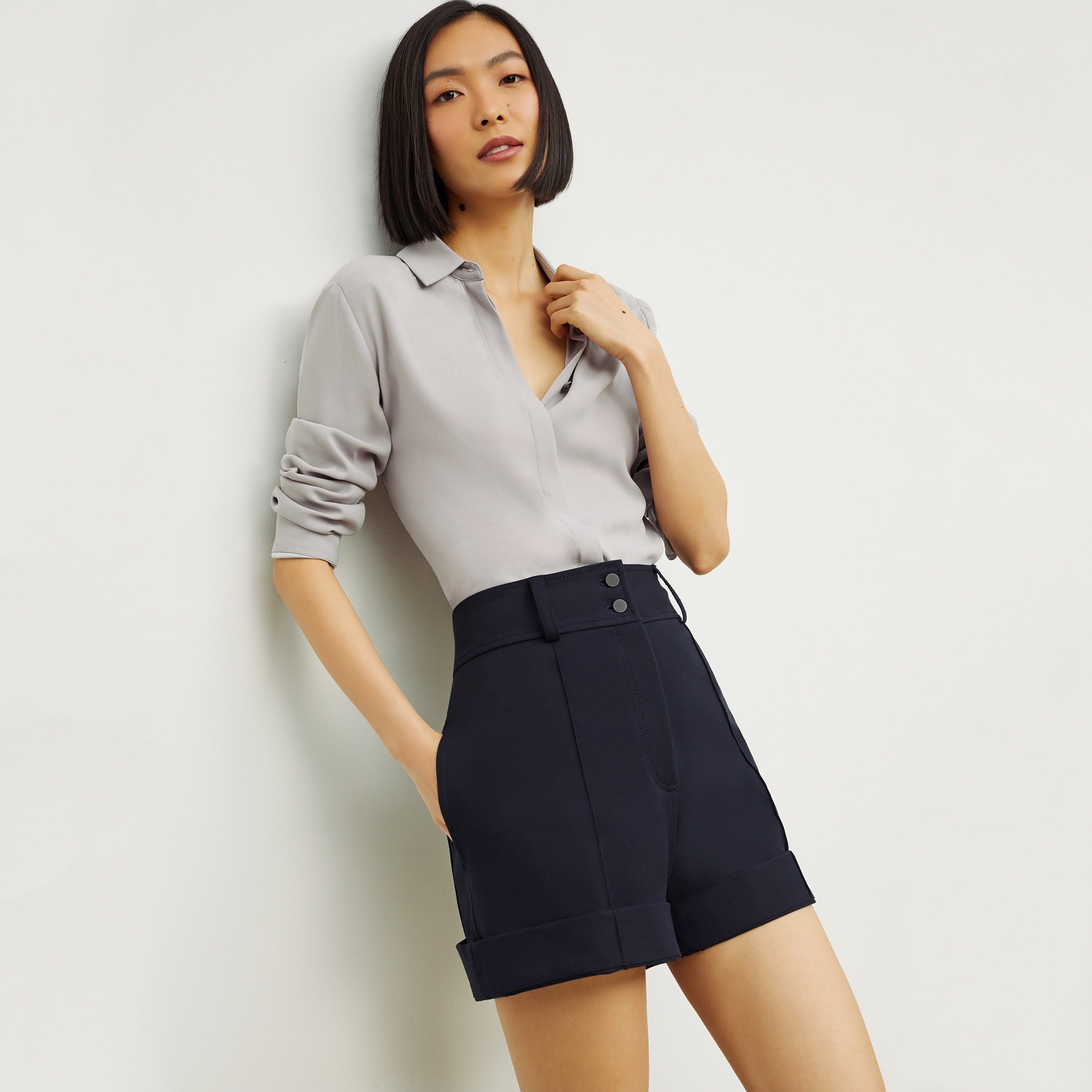 Caitlin Short - Better Than Denim :: Ink - Perfect for Casual Wear, Outdoor Activities & Everyday Comfort