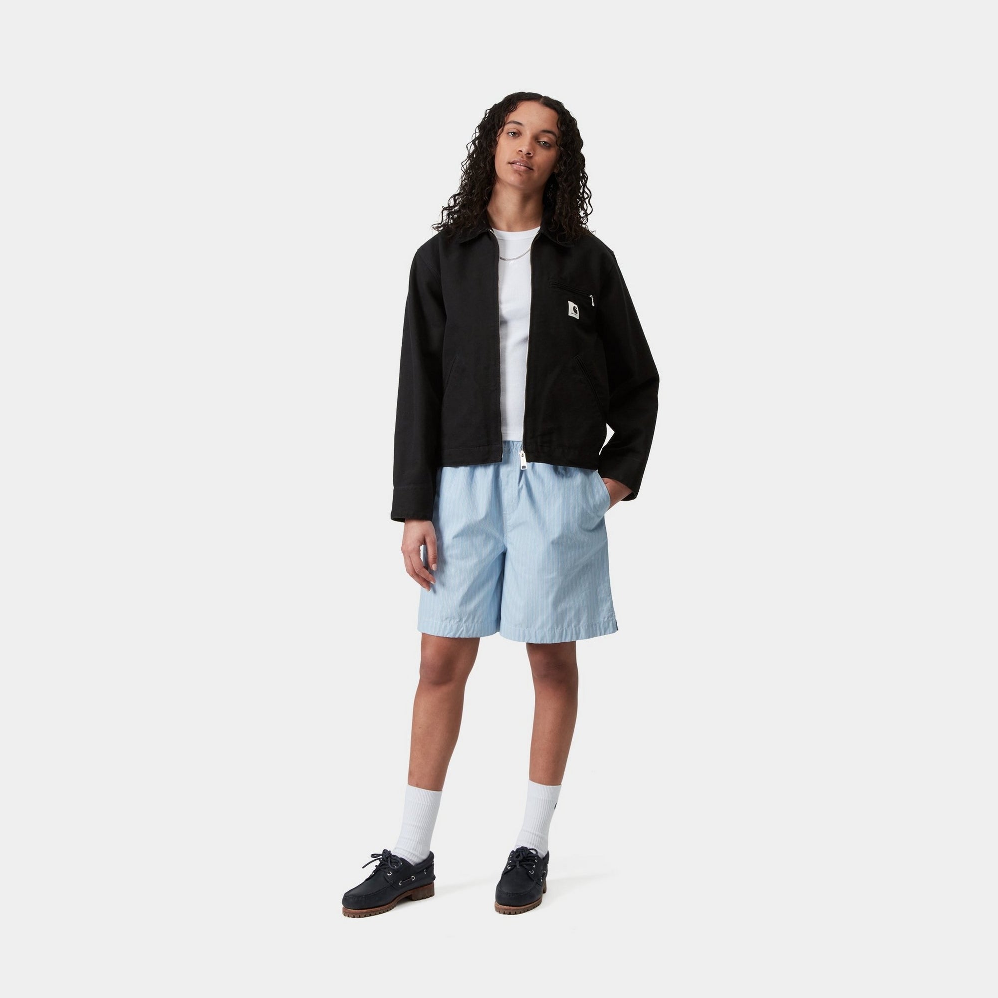 Women's OG Detroit Jacket - Waterproof Winter Coat with Fleece Lining | Black / Black | Outdoor Activities, Casual Wear, Cold Weather Protection